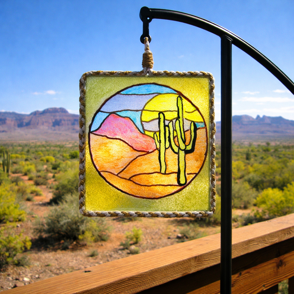 Two Cacti Suncatcher