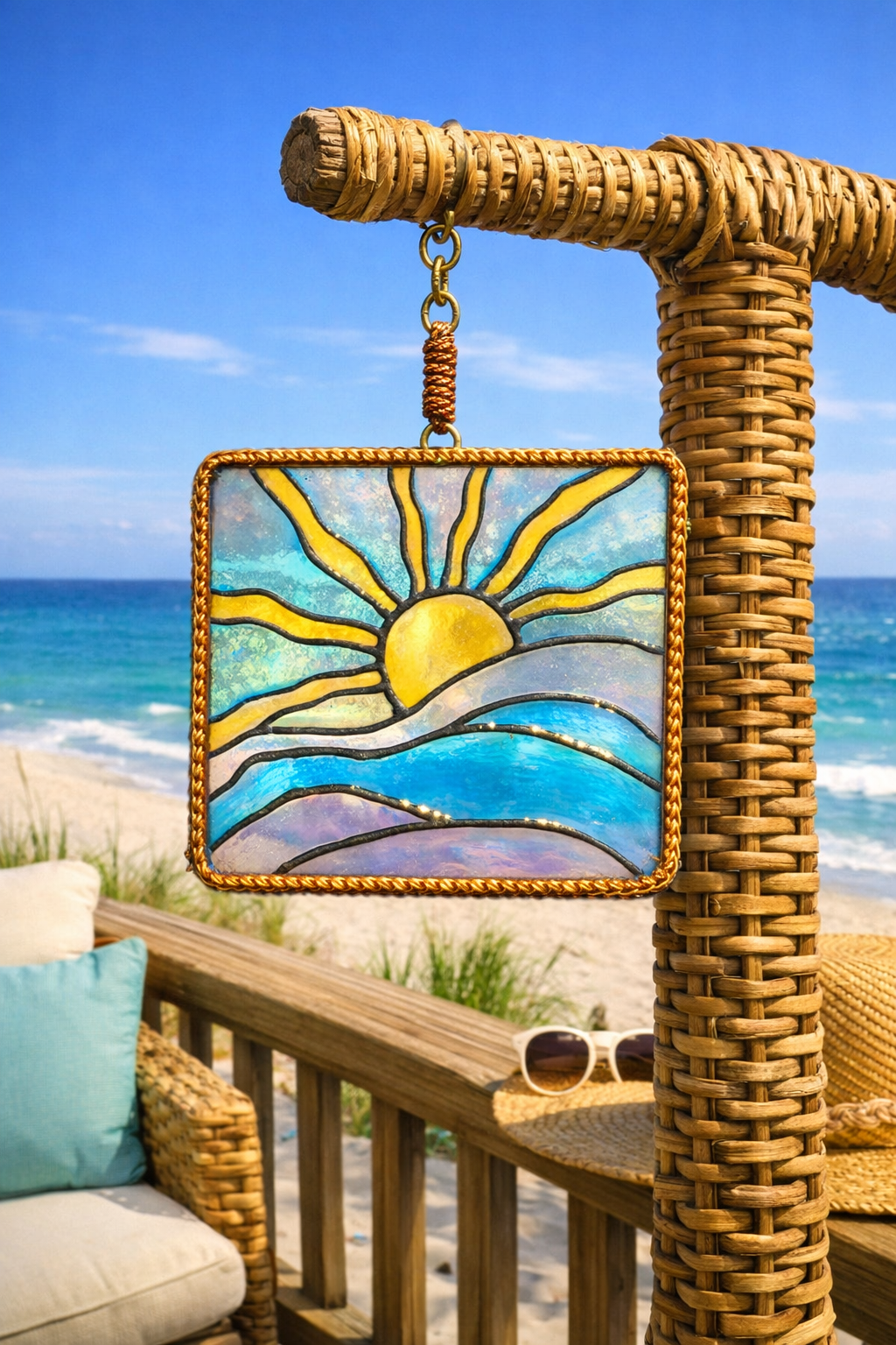 Sun and Waves Suncatcher