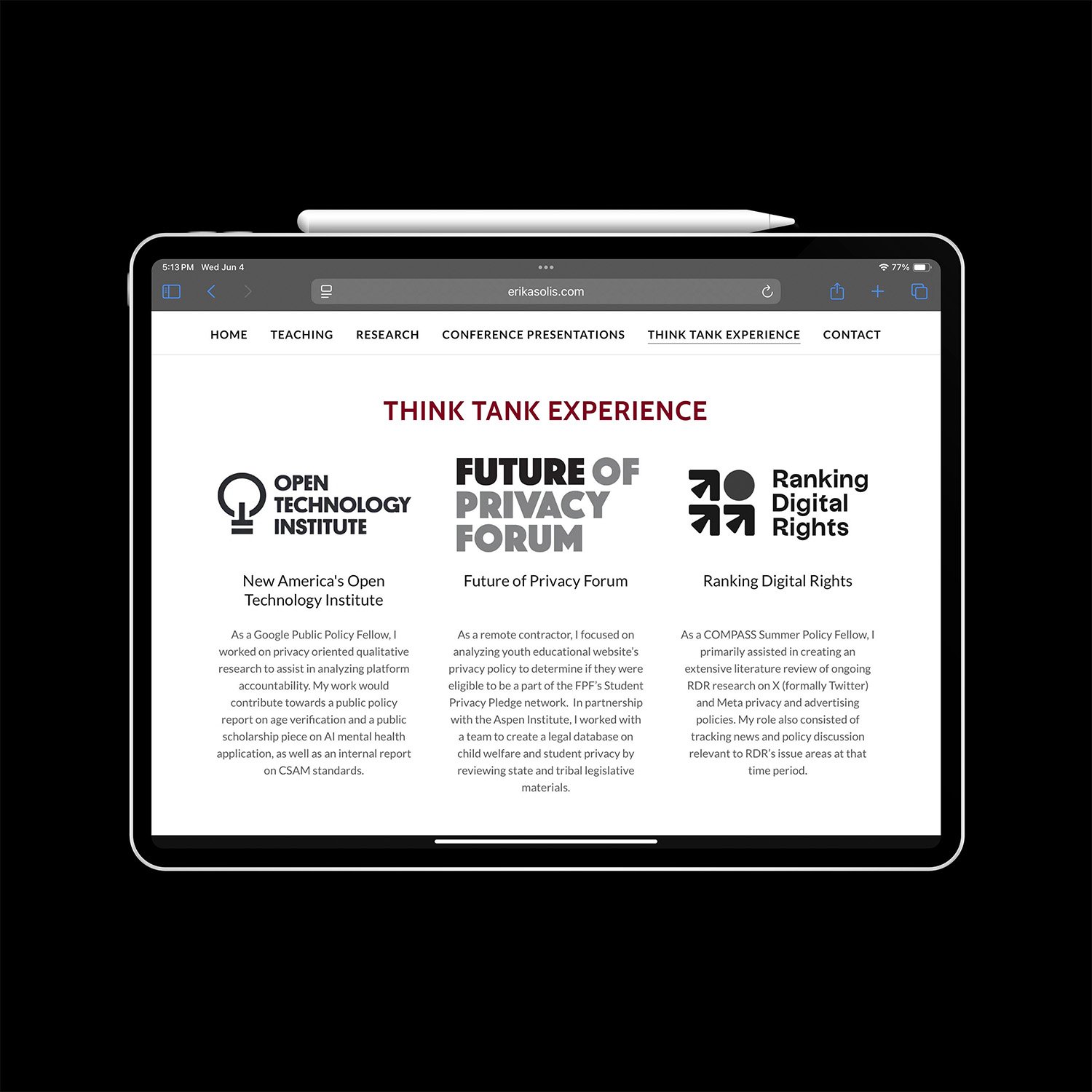 Erika's Website_Think Tank Experience_Mockup.jpg