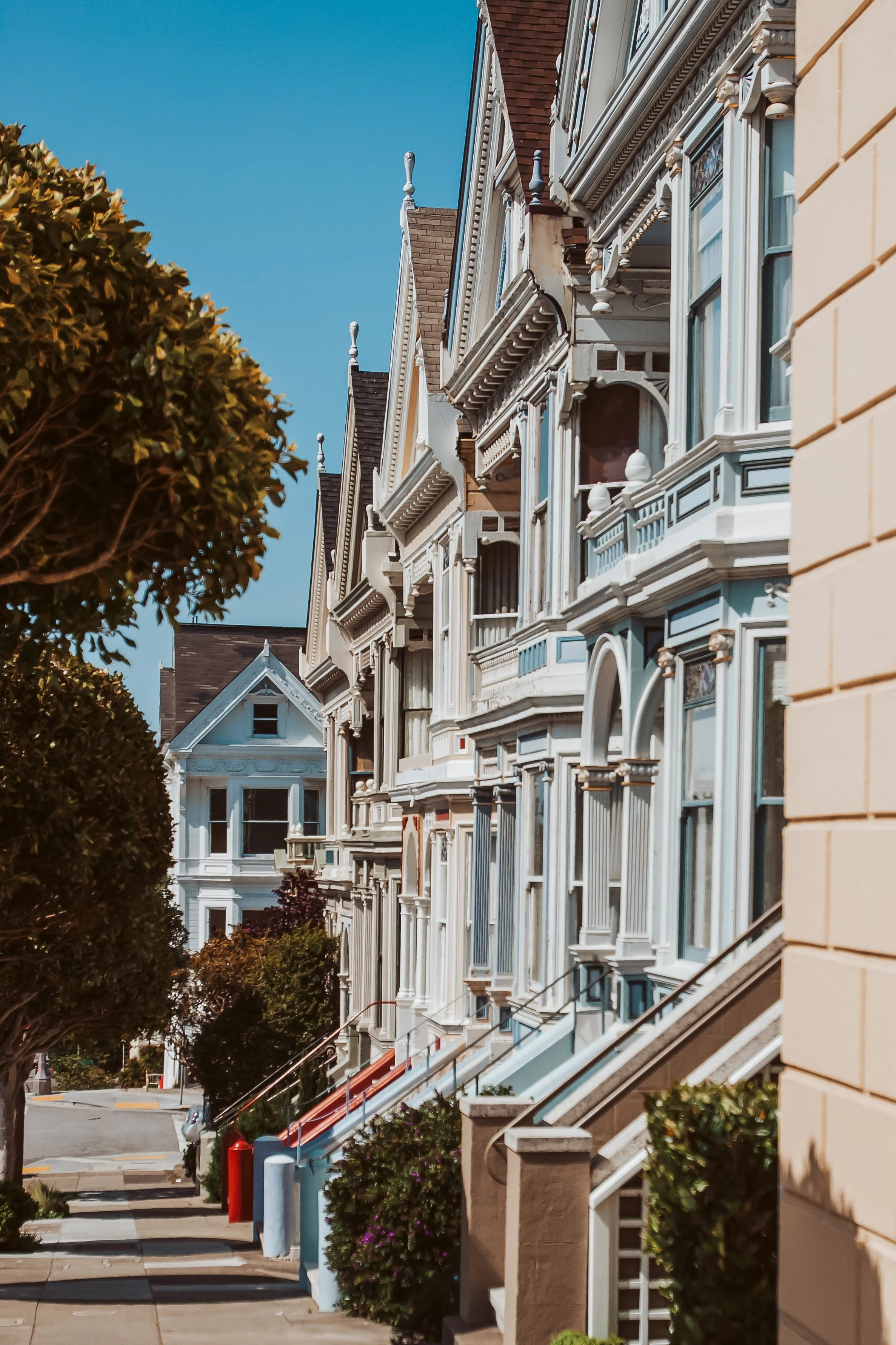 Painted Ladies Victorian homes in San Francisco