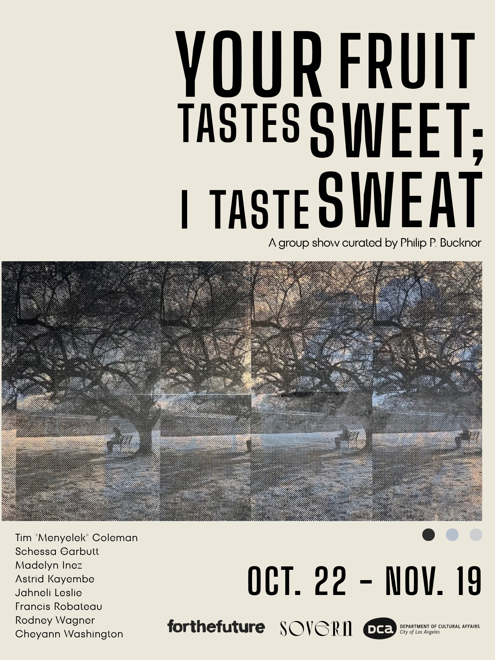 Your Fruit Taste Sweet, I Taste Sweat