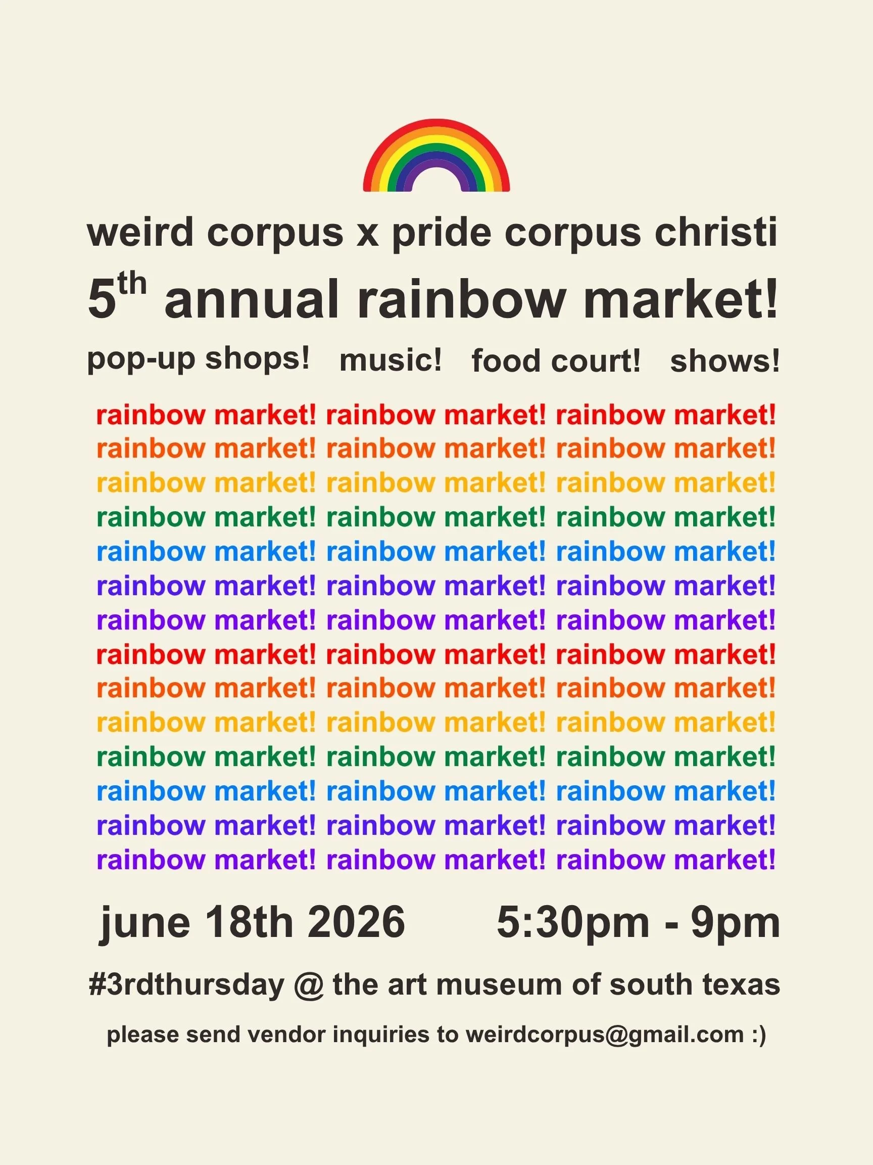 5th Annual Rainbow Market