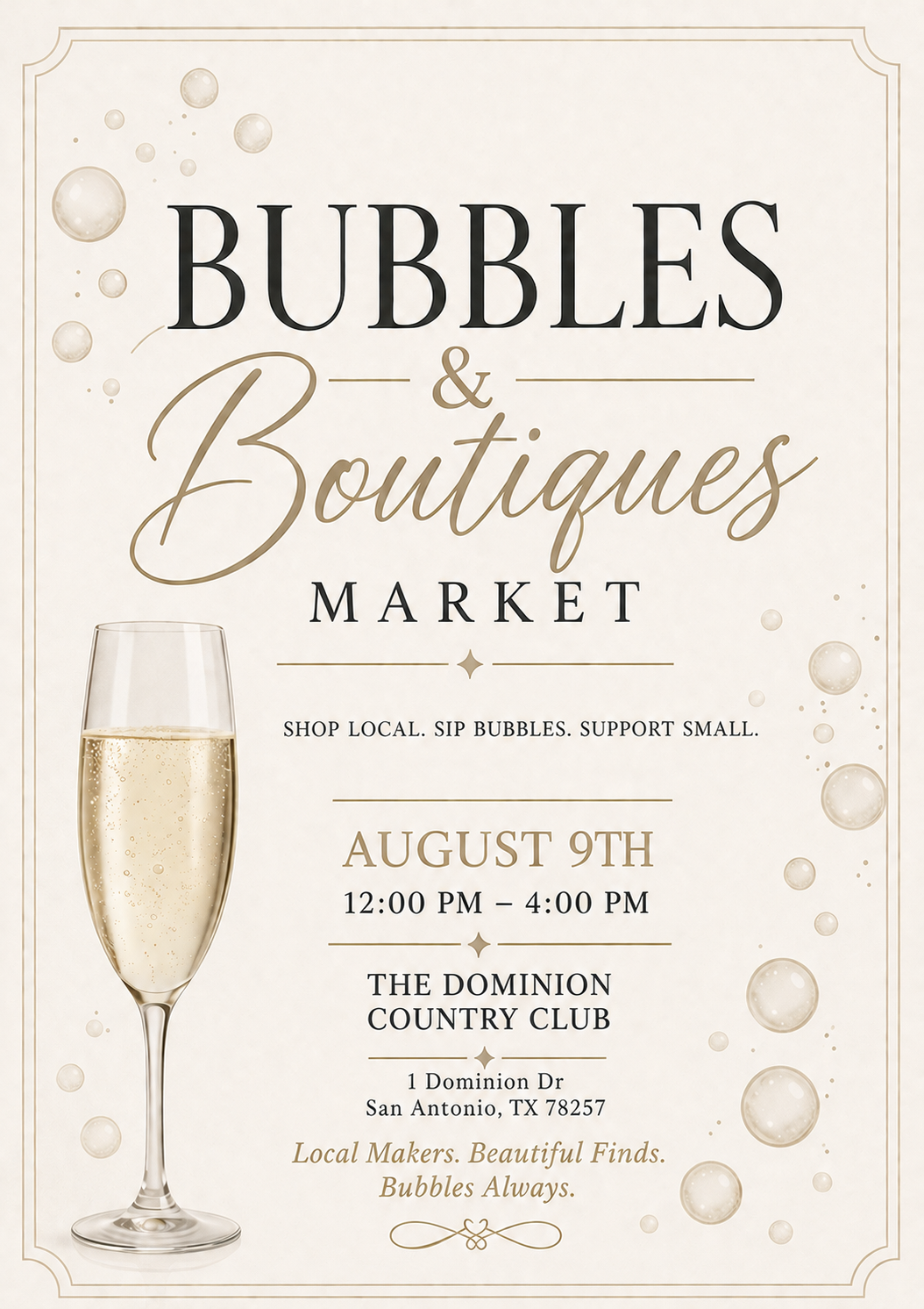 Bubbles &amp; Boutiques