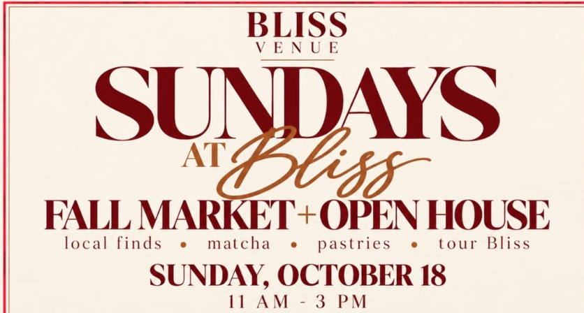 Bliss Venue Fall Market