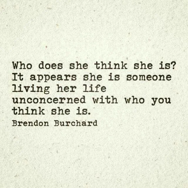 Quote by Brendon Burchard about perceptions and identity.