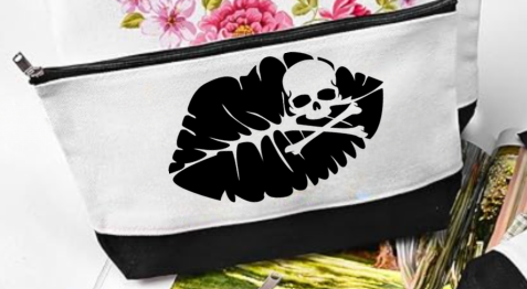 Kisses & Bones Makeup Bag