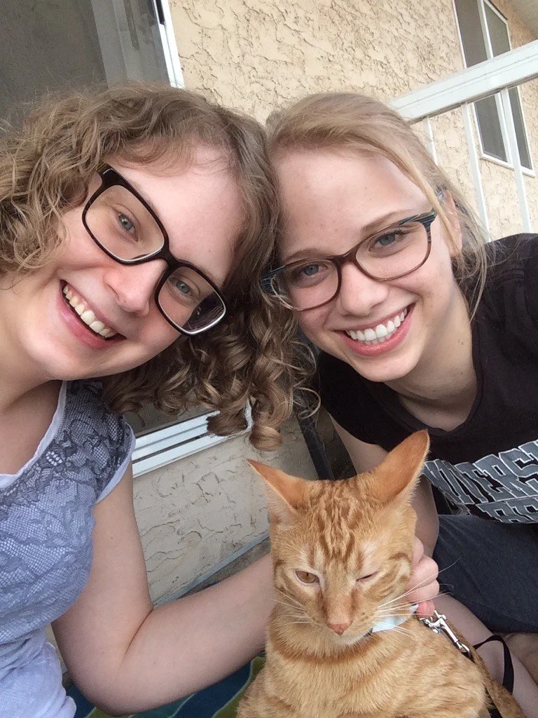 Girls with Gannon c2016.jpg