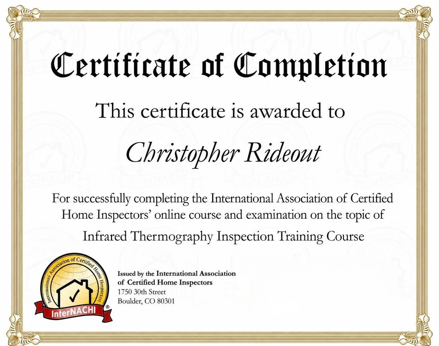 📣 Big News for CR Aerial Services! 📣
We are incredibly proud to share that Chris has been working hard behind the scenes to expand our expertise and bring even more value to our clients. He has officially completed two major certifications through 