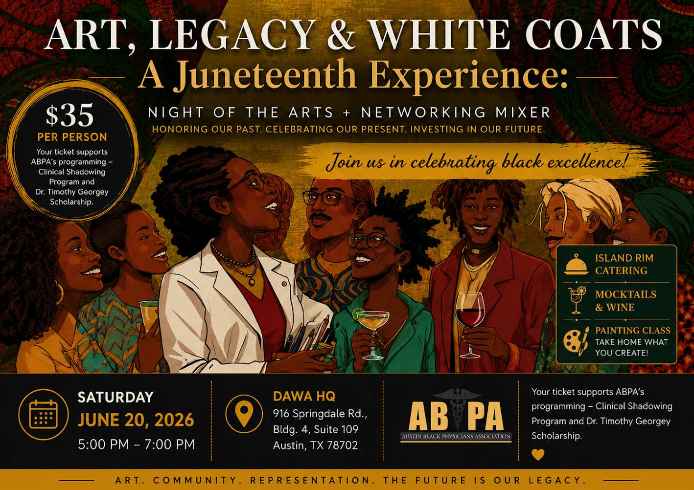Arts, Legacy &amp; White Coats