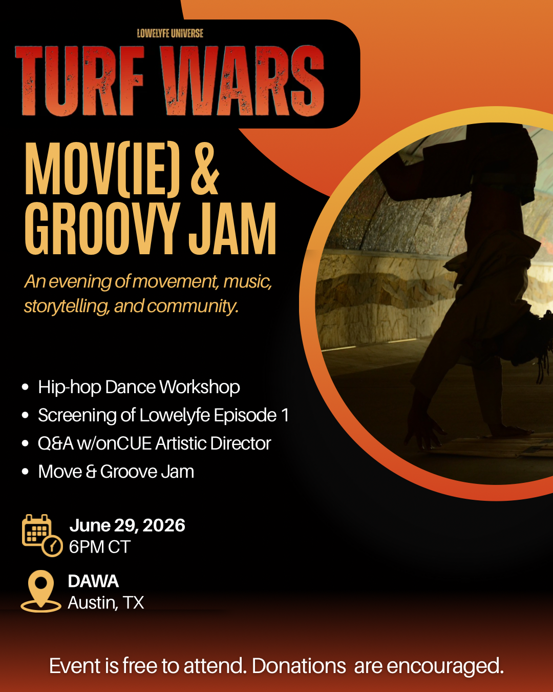 Turf wars: movie &amp; Groovy Jam
