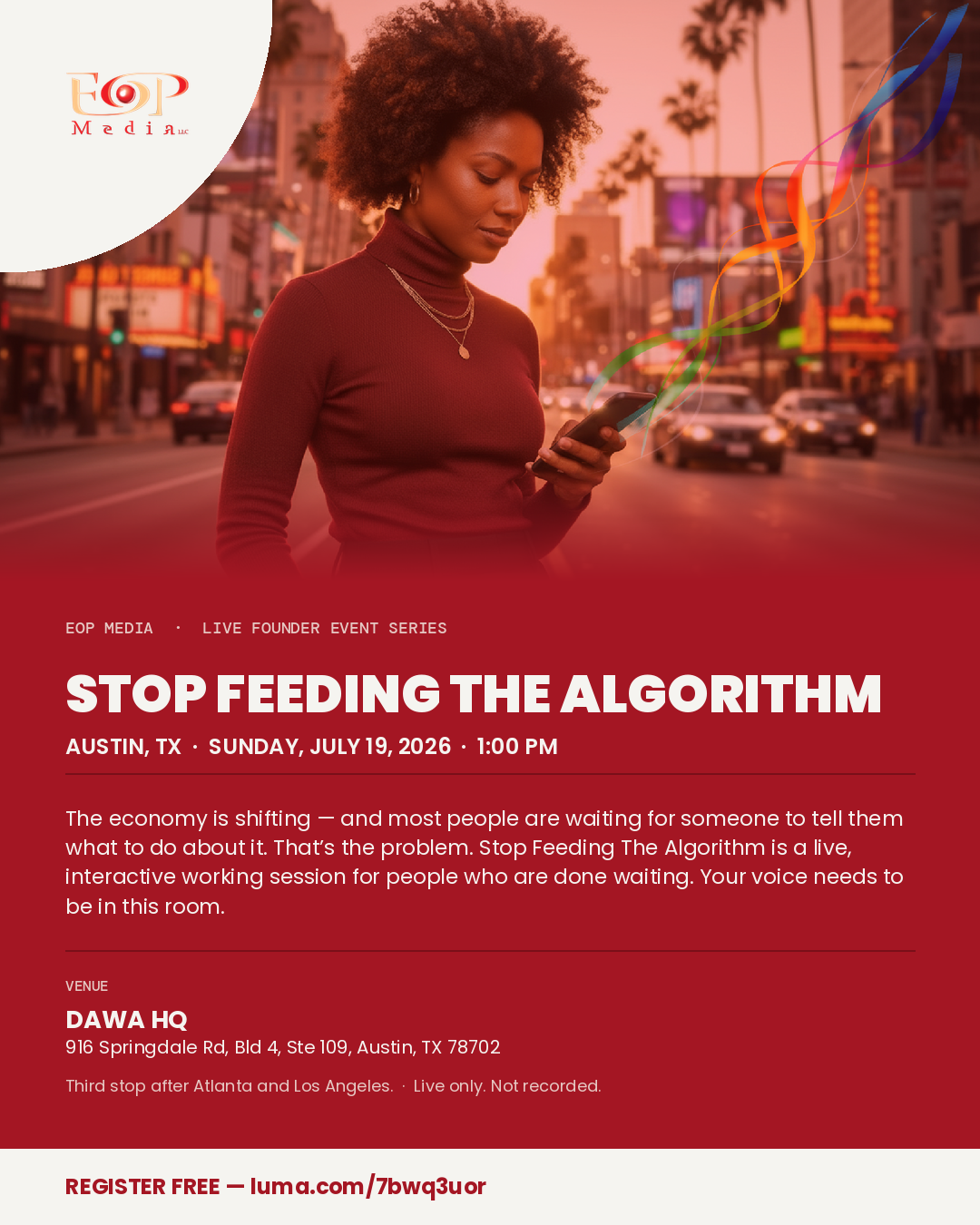 Stop feeding the algorithm