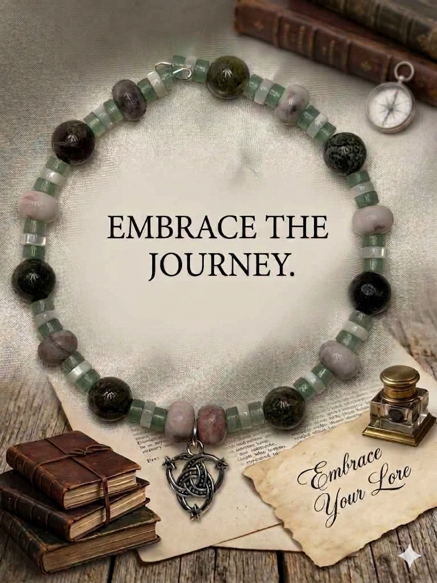 Celtic Earth & Celestial Moon Bracelet