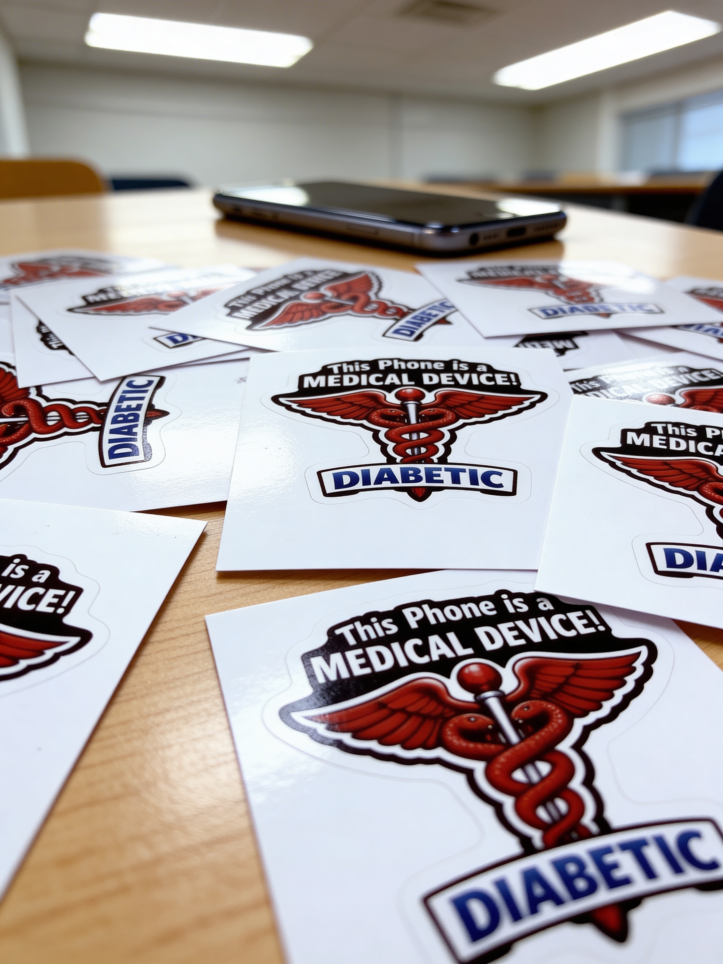 Phone is a medical device (diabetes)