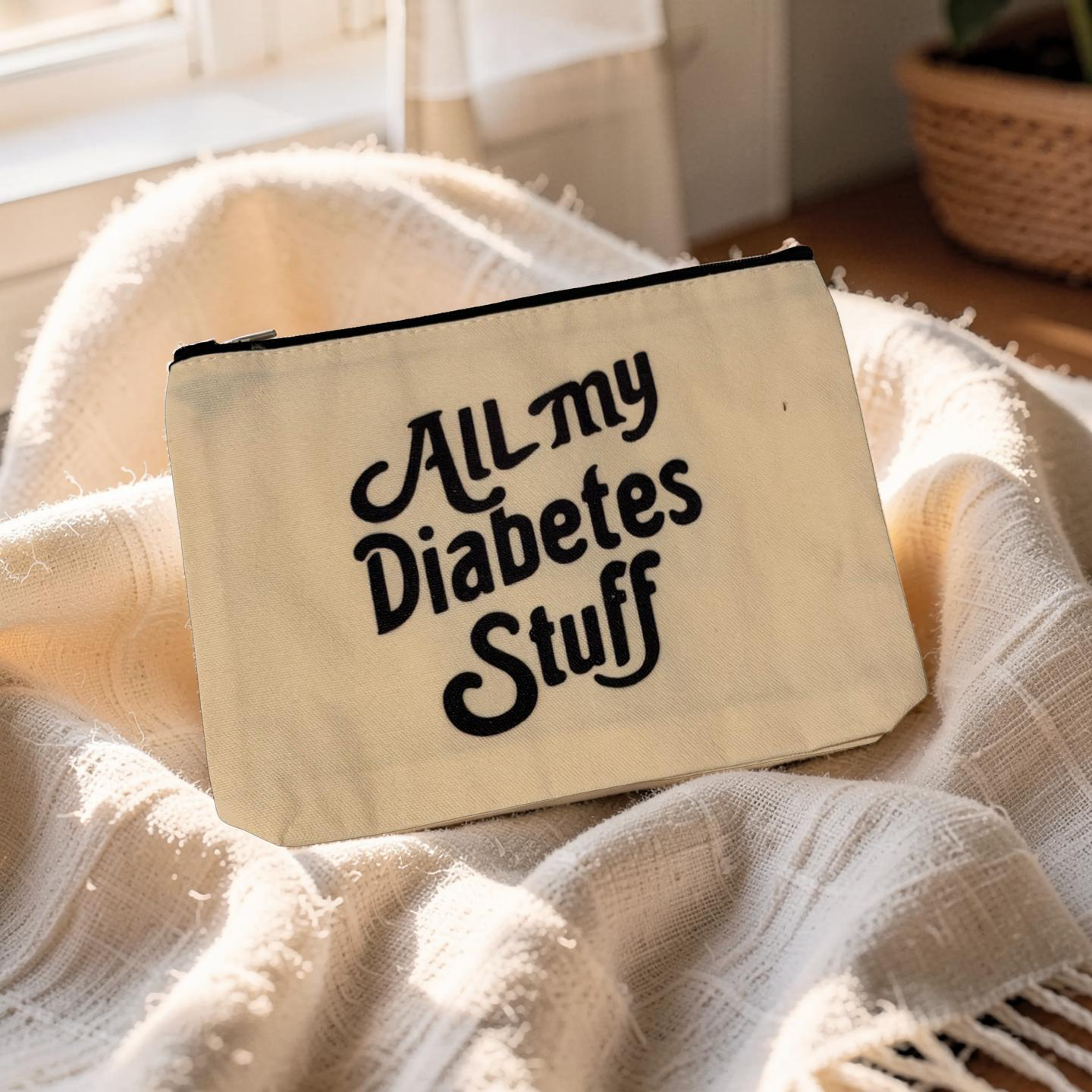 All my diabetes stuff bag