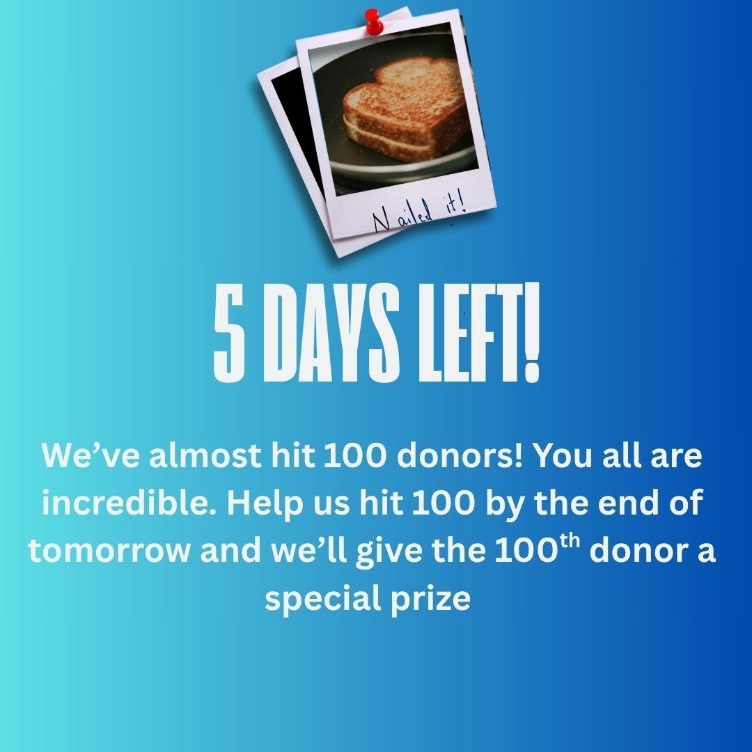 We're so close. Be the reason this film is a huge success! 

If we can get over 100 donors, we will give the 100th donor a limited edition prize. Stay tuned for what that will be. 

To donate use the link: https://fundraising.fracturedatlas.org/a-rea