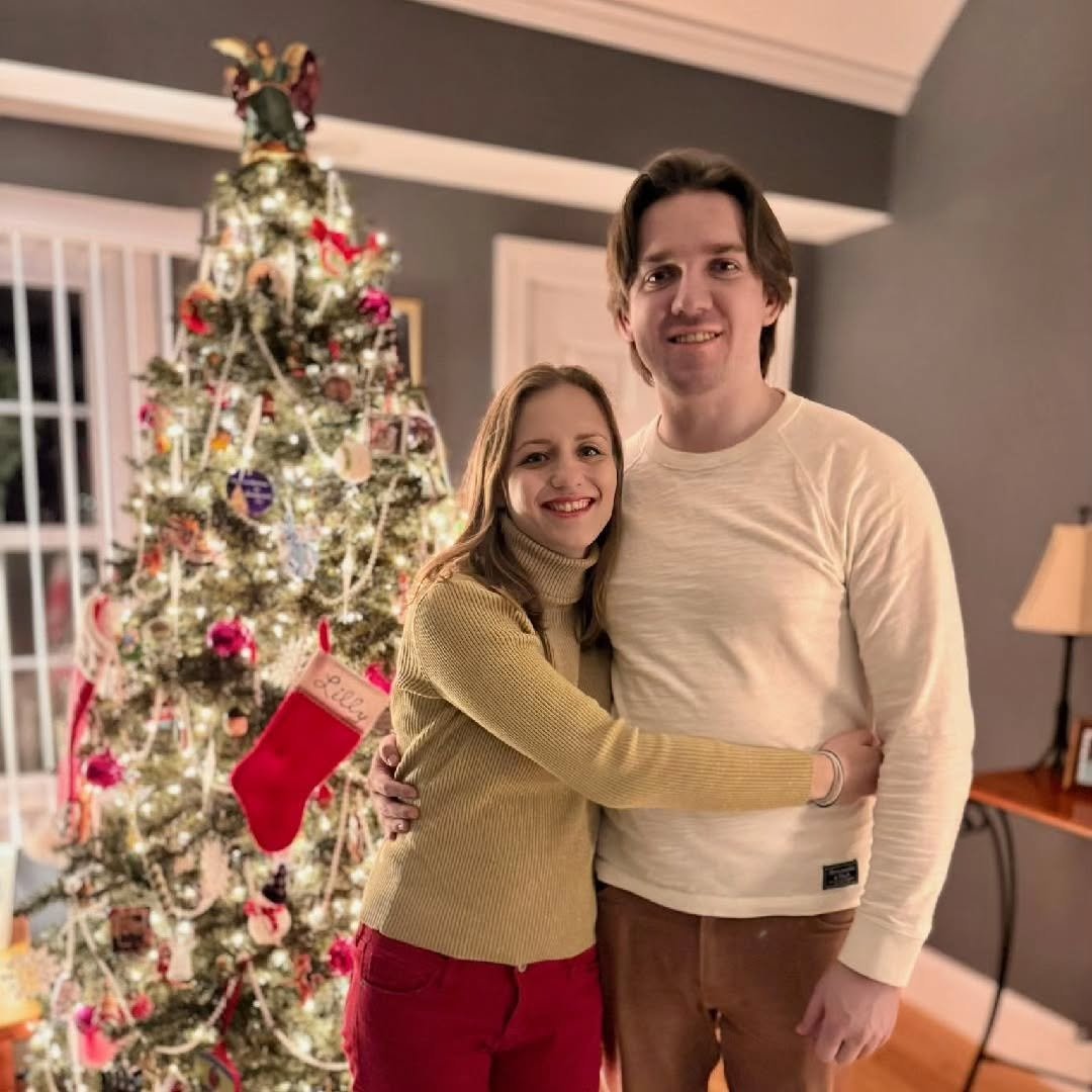 Adding some new members to our Watson family Christmas tradition 🎄 Shout-out to @emgaliev for being a funny, caring, supportive boyfriend. ❤️ Also, say hello to my new nephew Dakota! 👶 Wishing @chloe.lynn.watson and Chris a rewarding adventure with