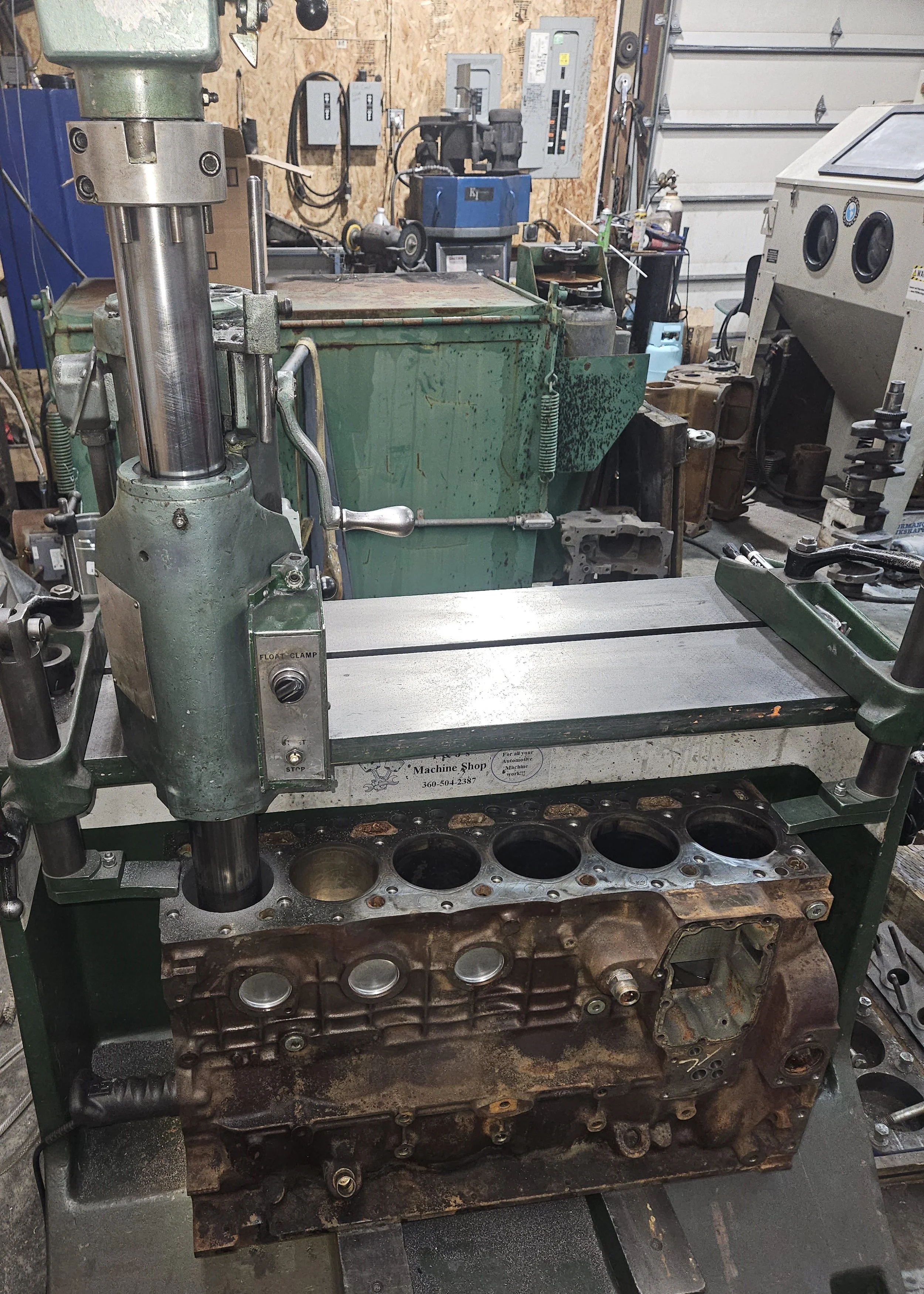 ENGINE BLOCK BORING