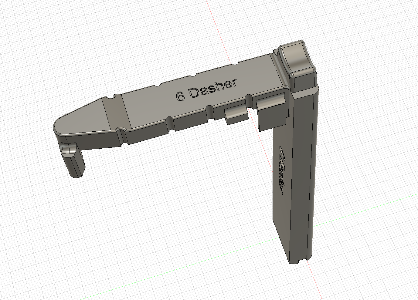 MDT Standard 308 Mag - 6 Dasher Conversion - 3D Print Files