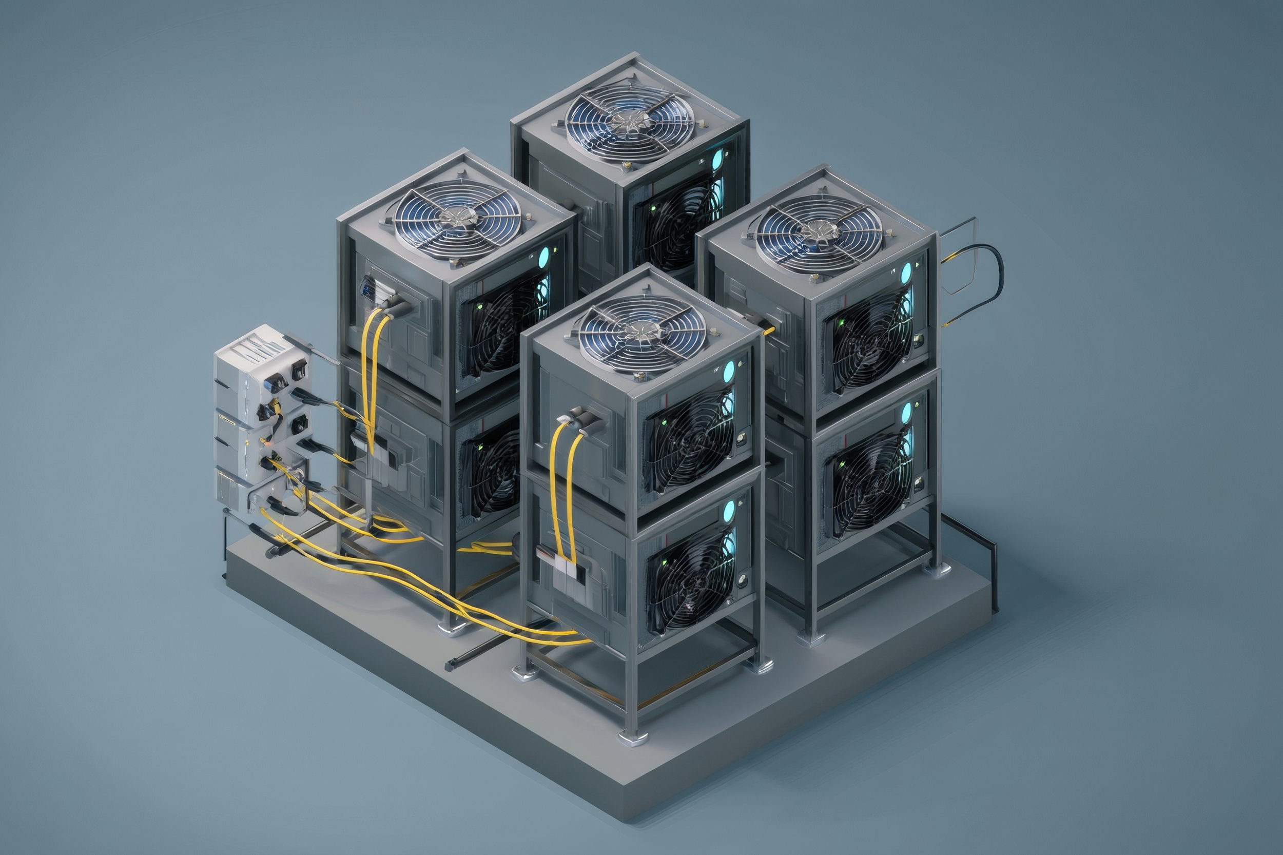 Data Center server rack with intergrated cooling