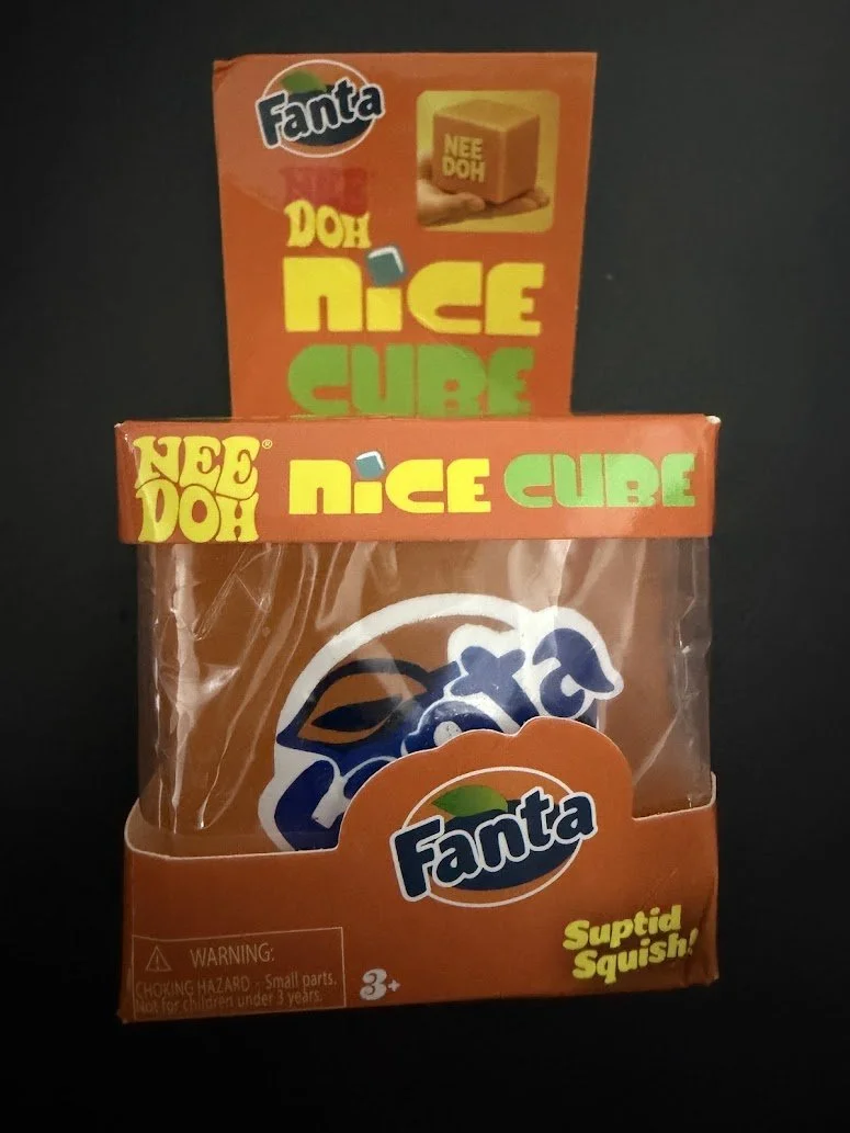 Orange Fanta Squishy Cube