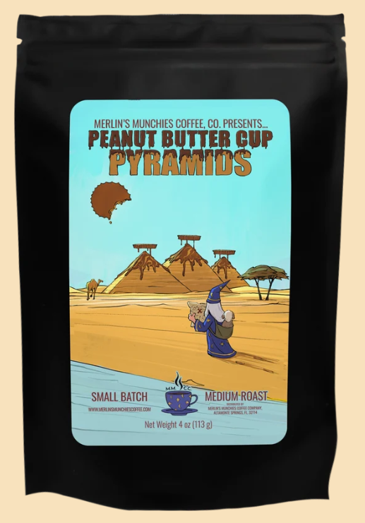 Peanut Butter Cup Pyramids 4 oz Whole Bean