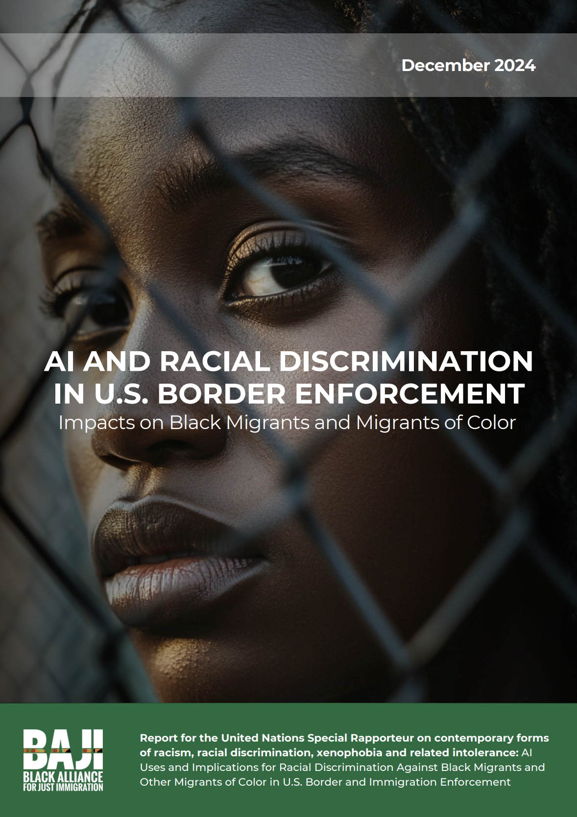 AI and Racial Discrimination in U.S. Border Enforcement:  Impacts on Black Migrants and Migrants of Color