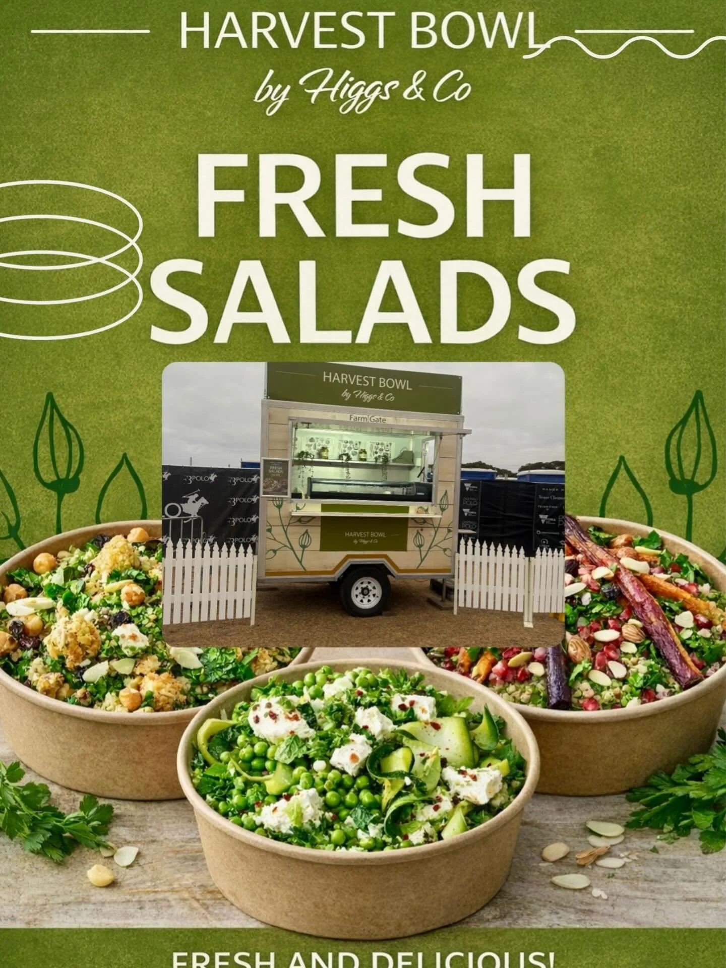 We had lots of demand to offer fresh, healthy and delicious option to food truck style events. So we did a thing. Available now, all dietary requirements catered for. Plant based options available.