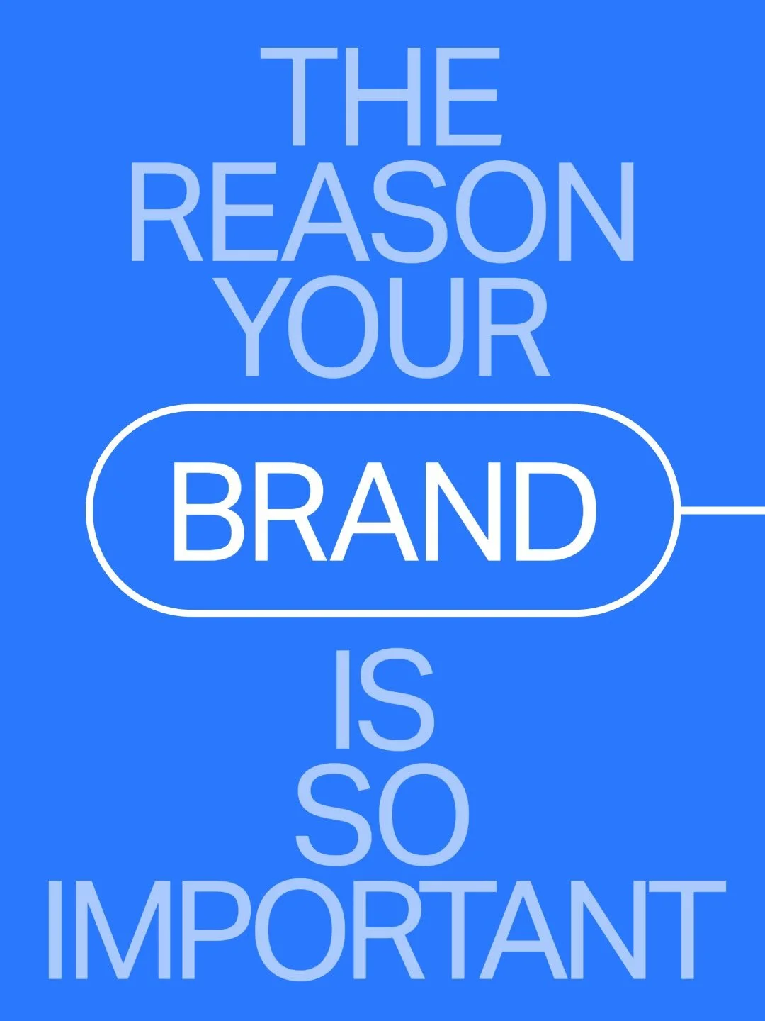 Here&rsquo;s the thing about a brand. 

It&rsquo;s not a logo. 
It&rsquo;s not a colour palette.
It&rsquo;s not even purely visual.
 
It&rsquo;s about building a cohesive and consistent identity at every touchpoint. Because that&rsquo;s what moves pe