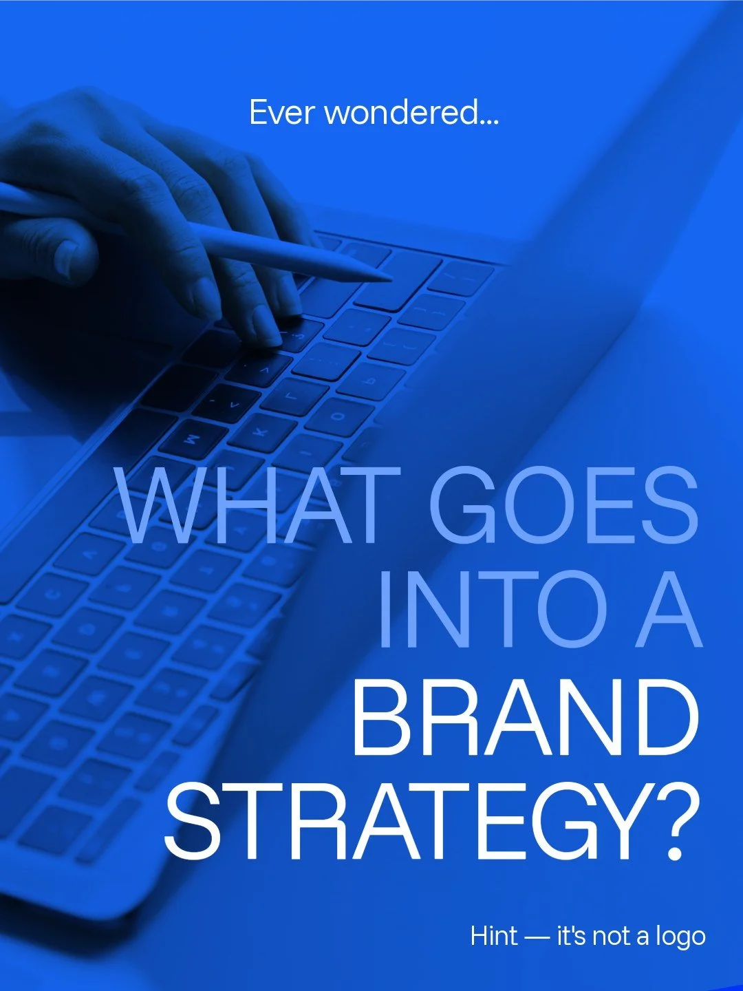 Ever wondered what goes into brand strategy? 

Hint hint, it&rsquo;s not just logo concepts and colour palettes 🙃

I hear "I just need a logo" more than I hear actual small talk at this point. A brand sounds like something only the big guy