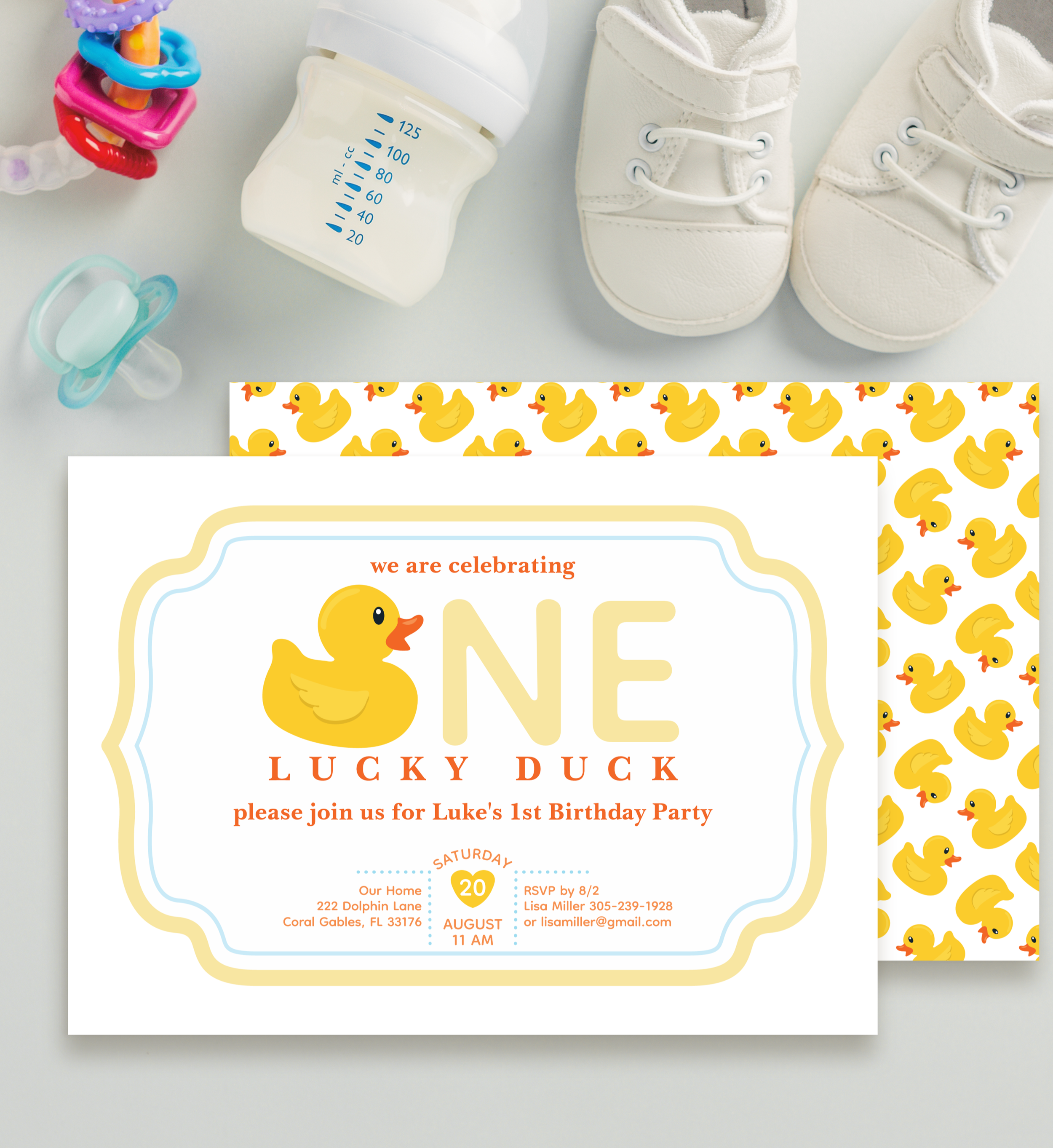 One Lucky Duck 1st Birthday Party Ideas