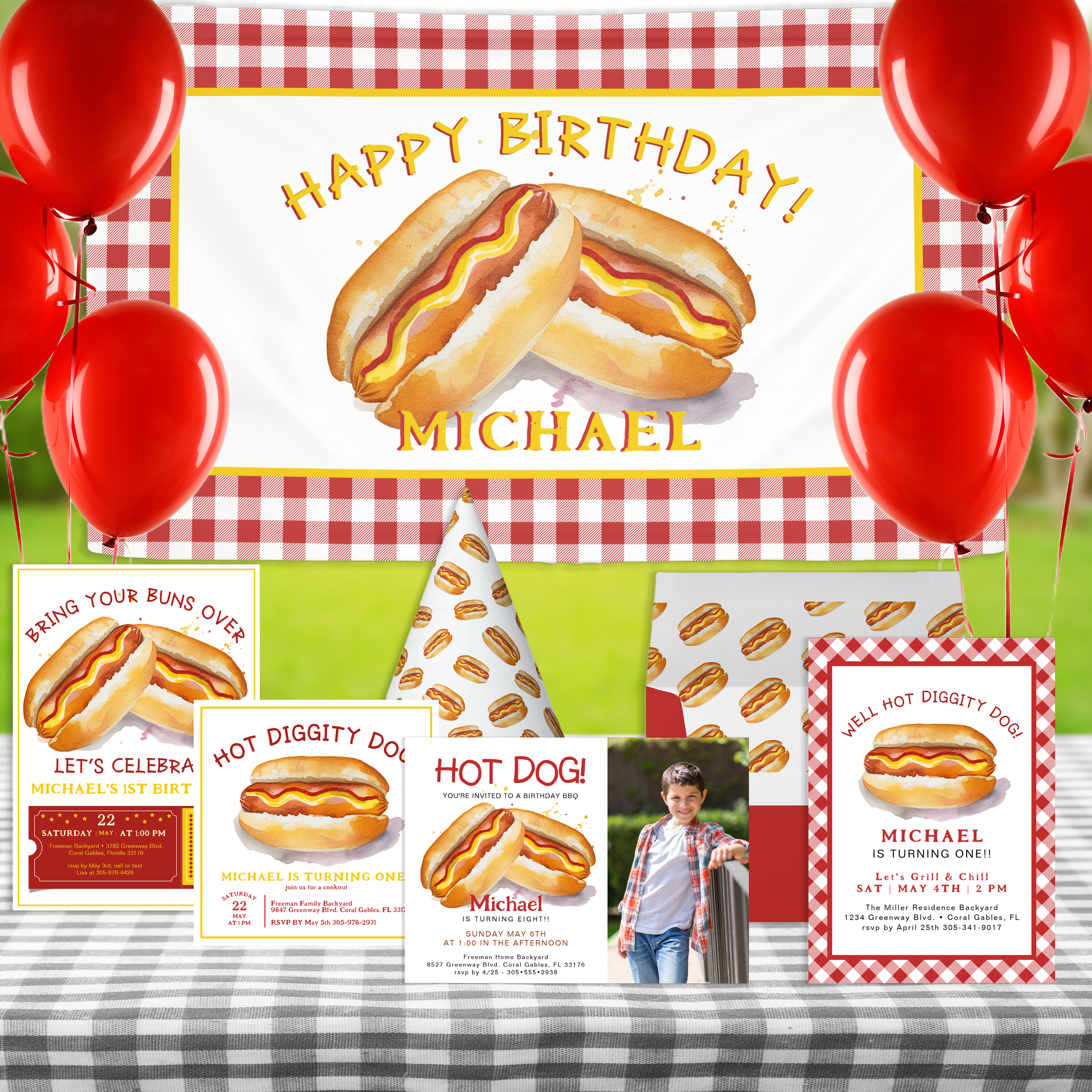A Hot Dog Birthday Party Theme for the Cutest Backyard BBQ Celebration