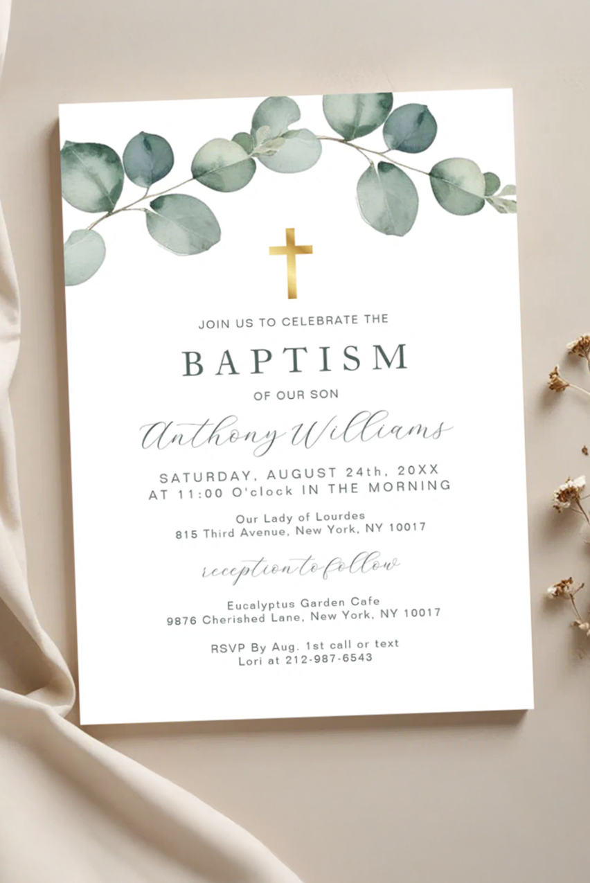 A Soft &amp; Beautiful Baptism Celebration, Thoughtfully Styled