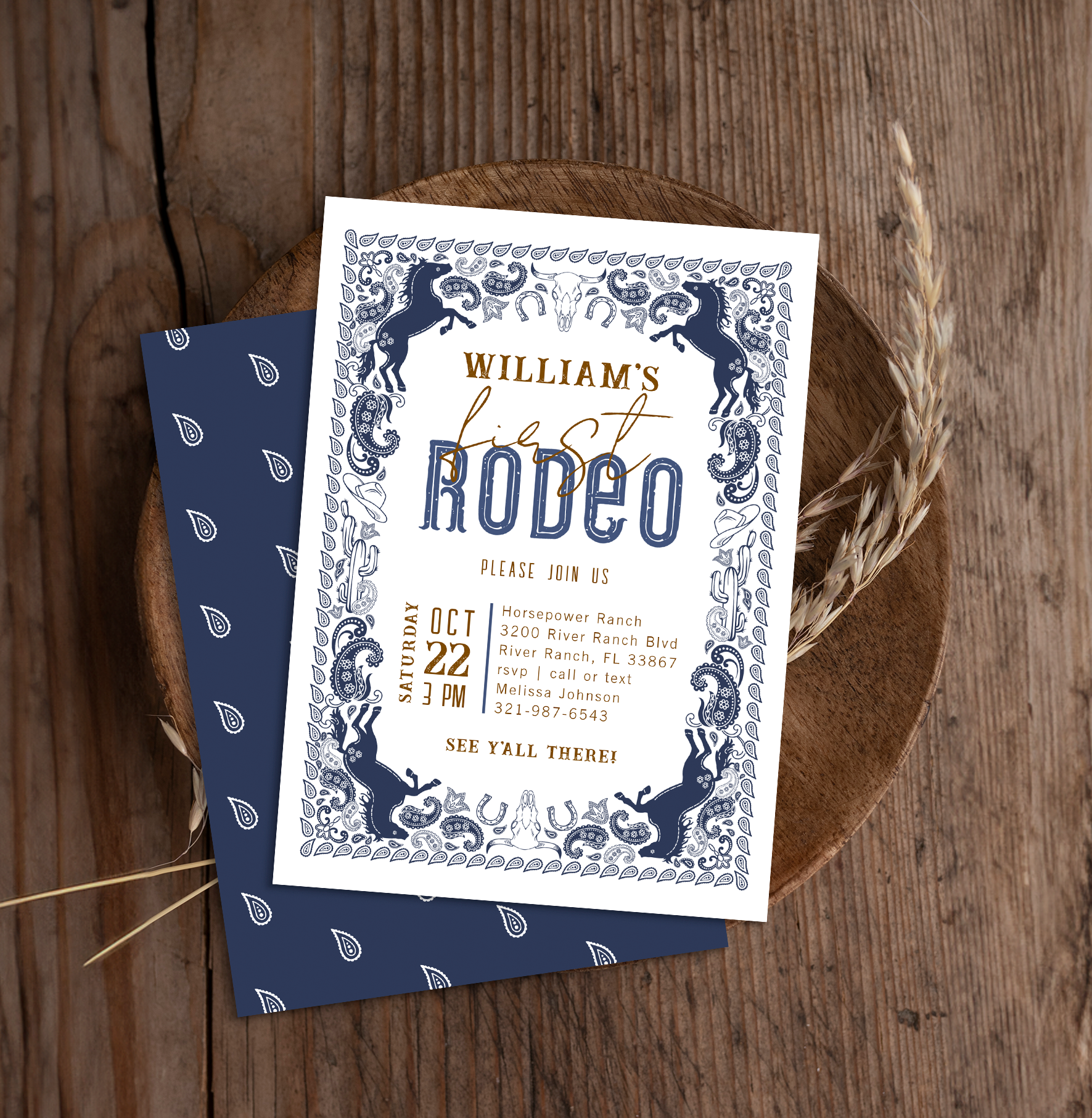 My First Rodeo Birthday Party