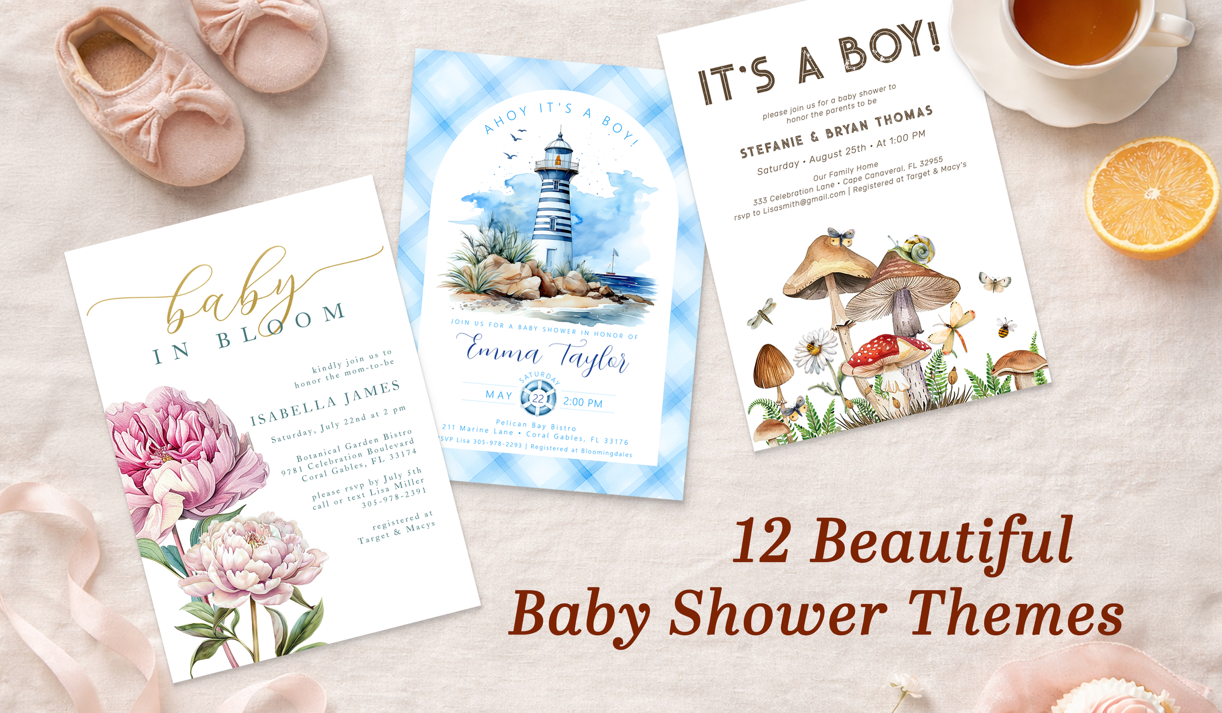 12 Beautiful Baby Shower Themes Everyone Is Loving Right Now