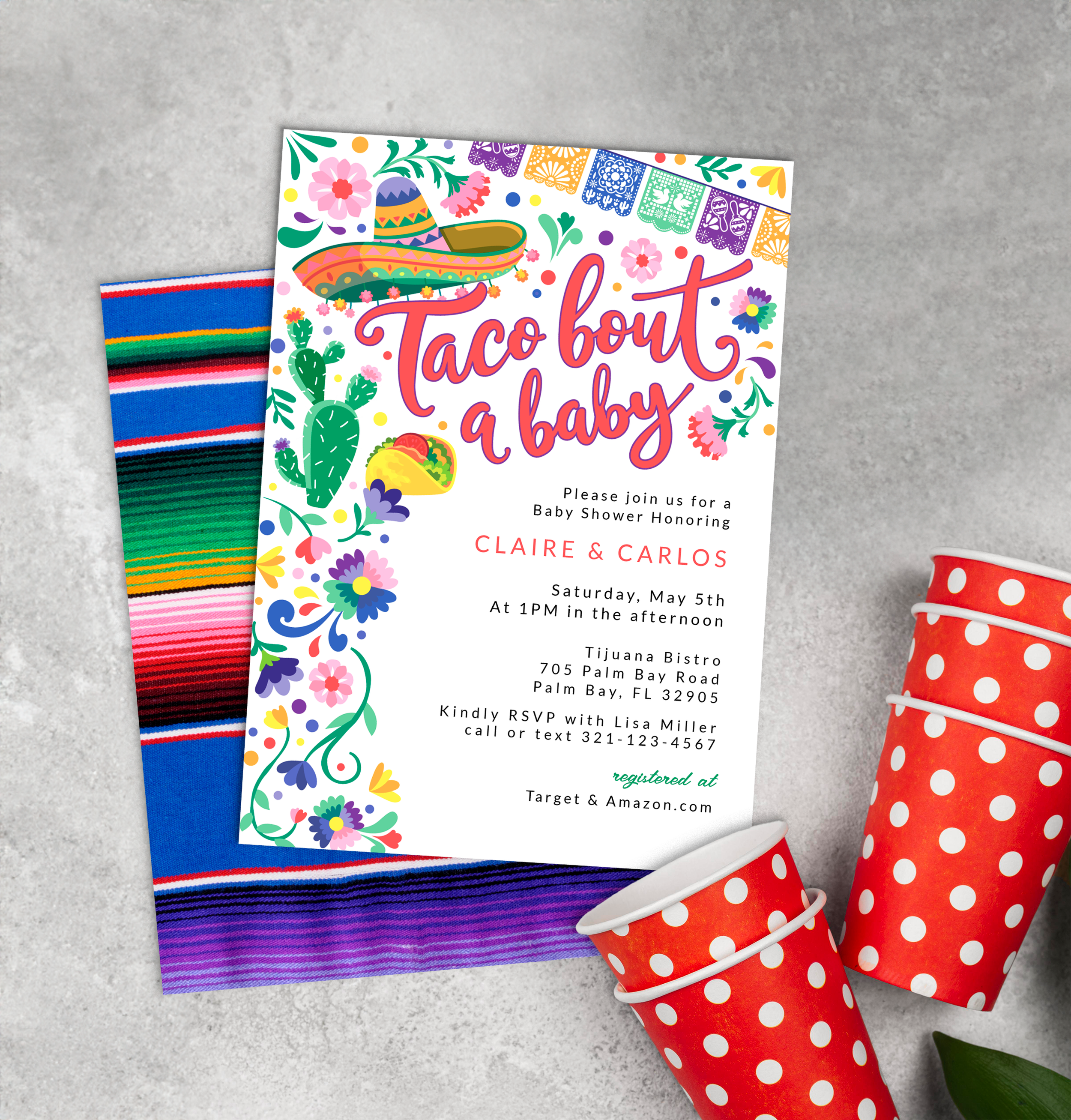 Fiesta Baby Shower Ideas (A Colorful &amp; Joyful Celebration)