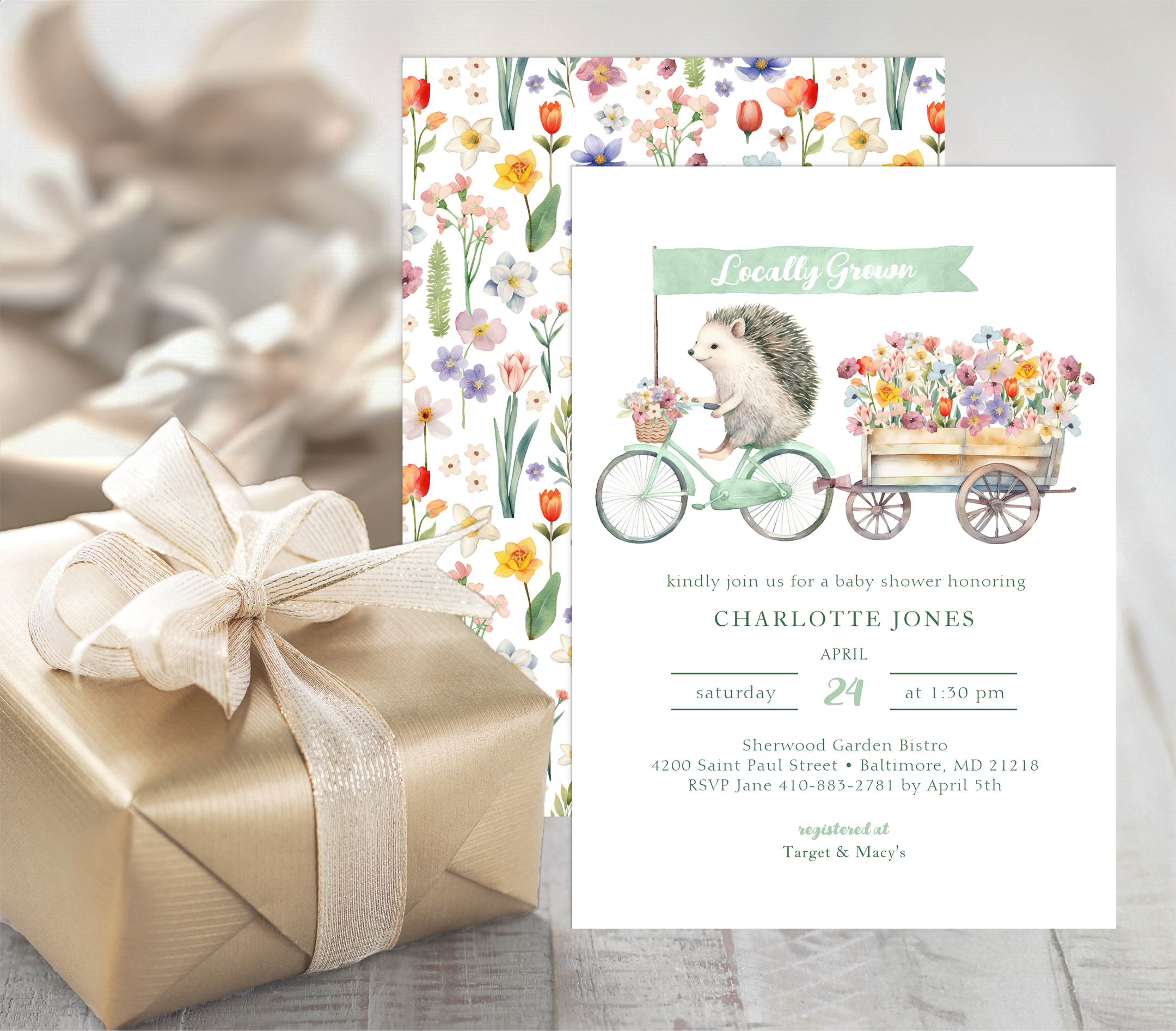 Locally Grown Baby Shower Ideas