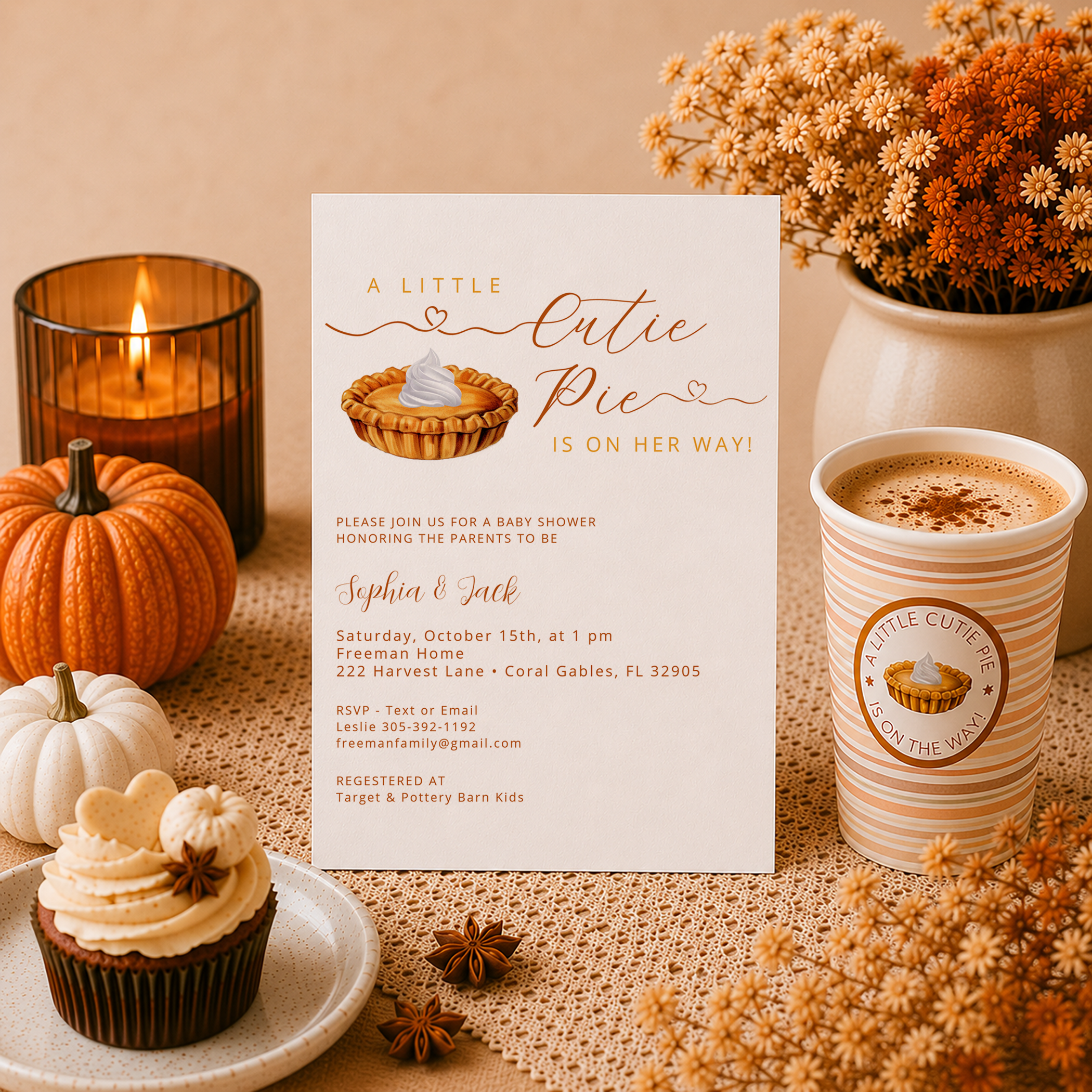 How to Host the Sweetest Cutie Pie Thanksgiving Baby Shower