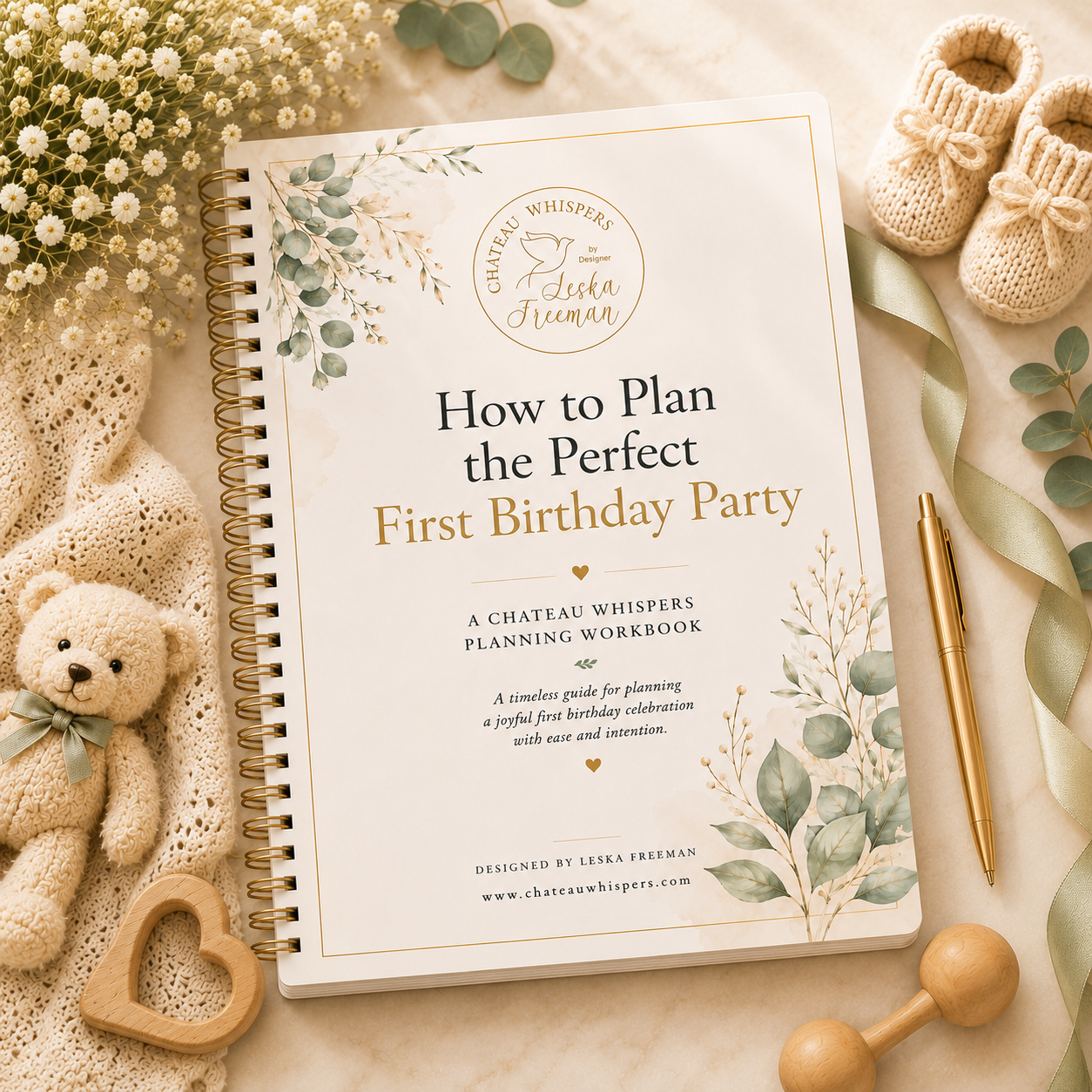How to Plan a First Birthday Party (Free 22-Page Planning Journal)