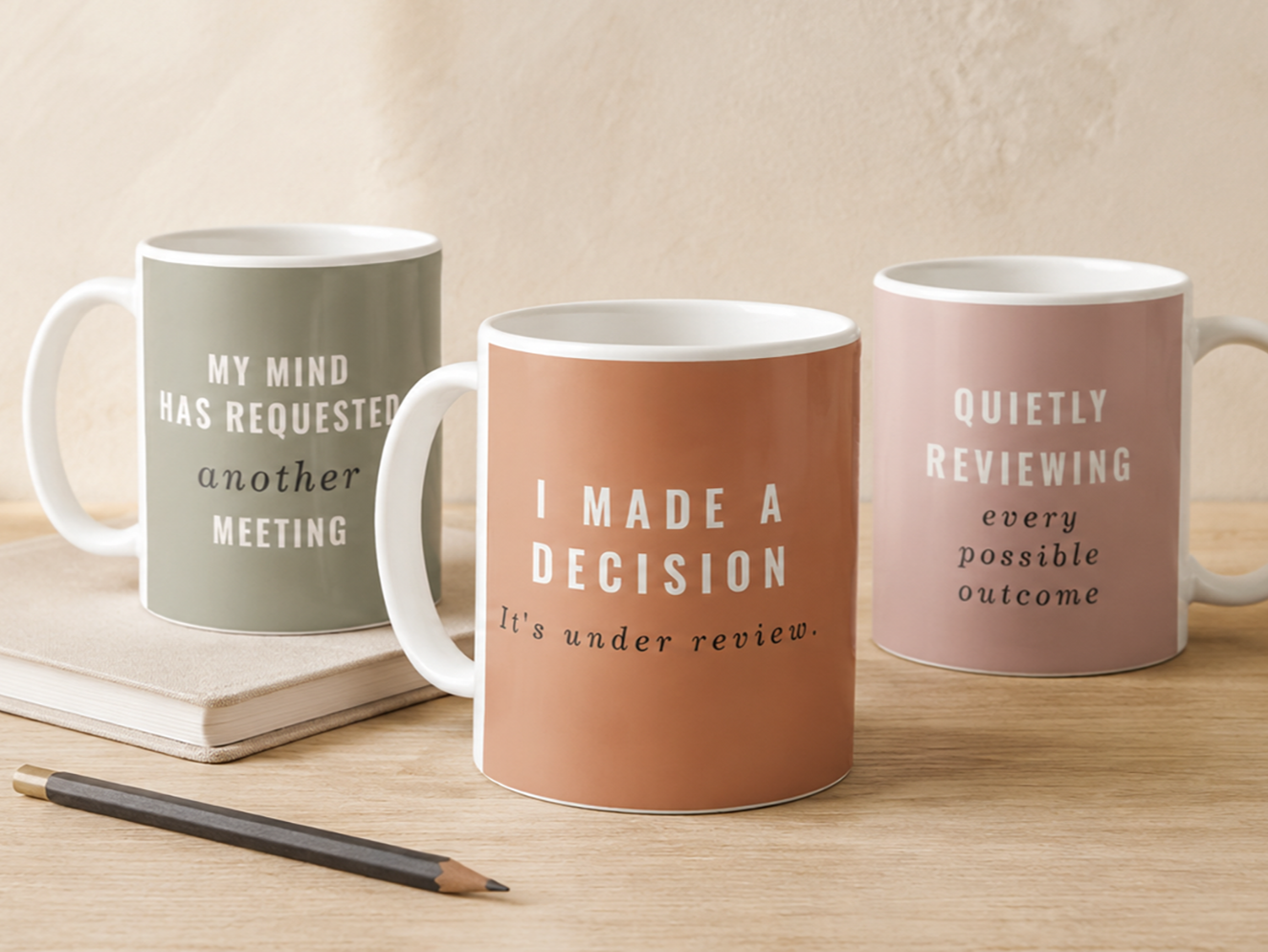 8 Funny Coffee Mugs for Overthinkers and Deep Thinkers