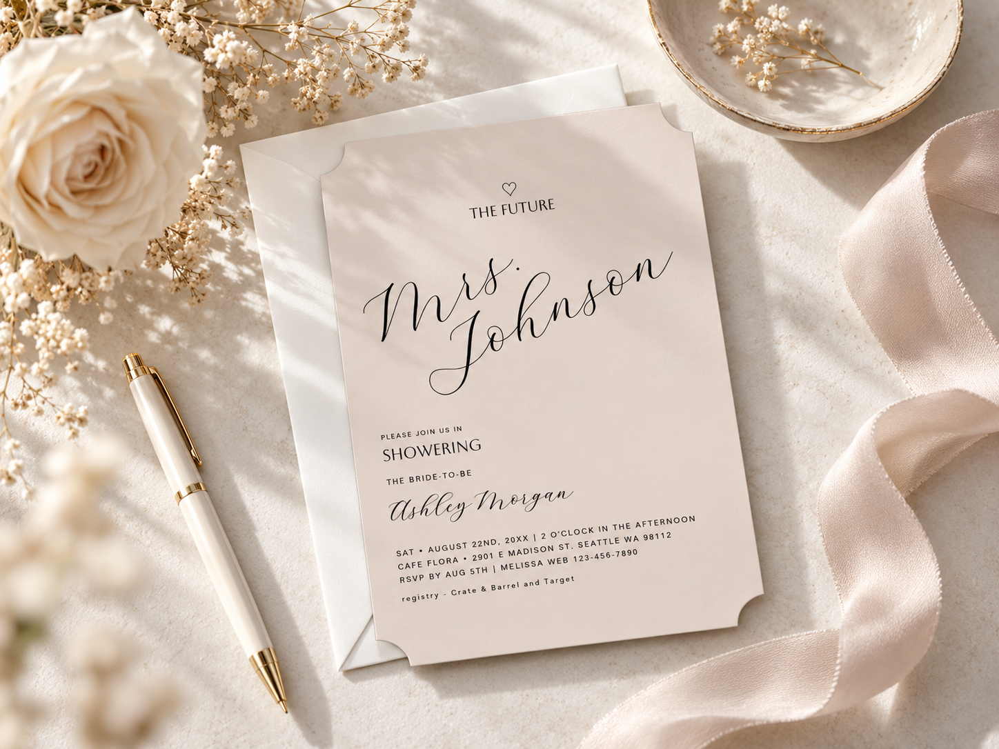 Bridal Shower Invitation Wording: What to Say &amp; Include
