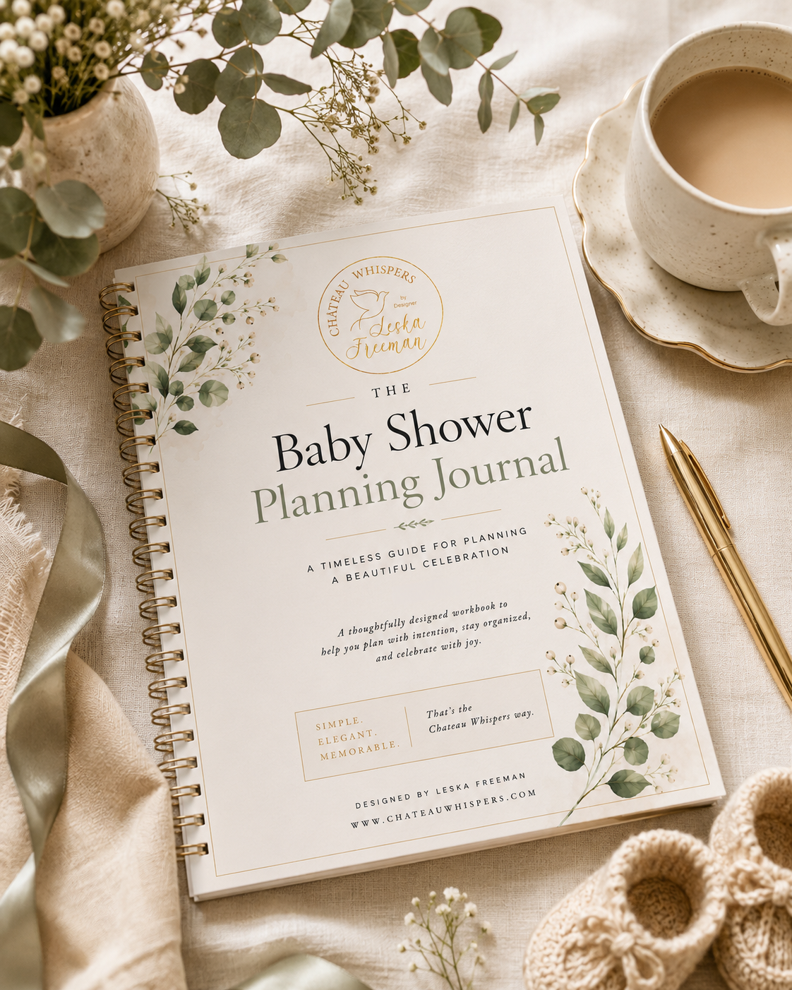 free baby shower printable planner