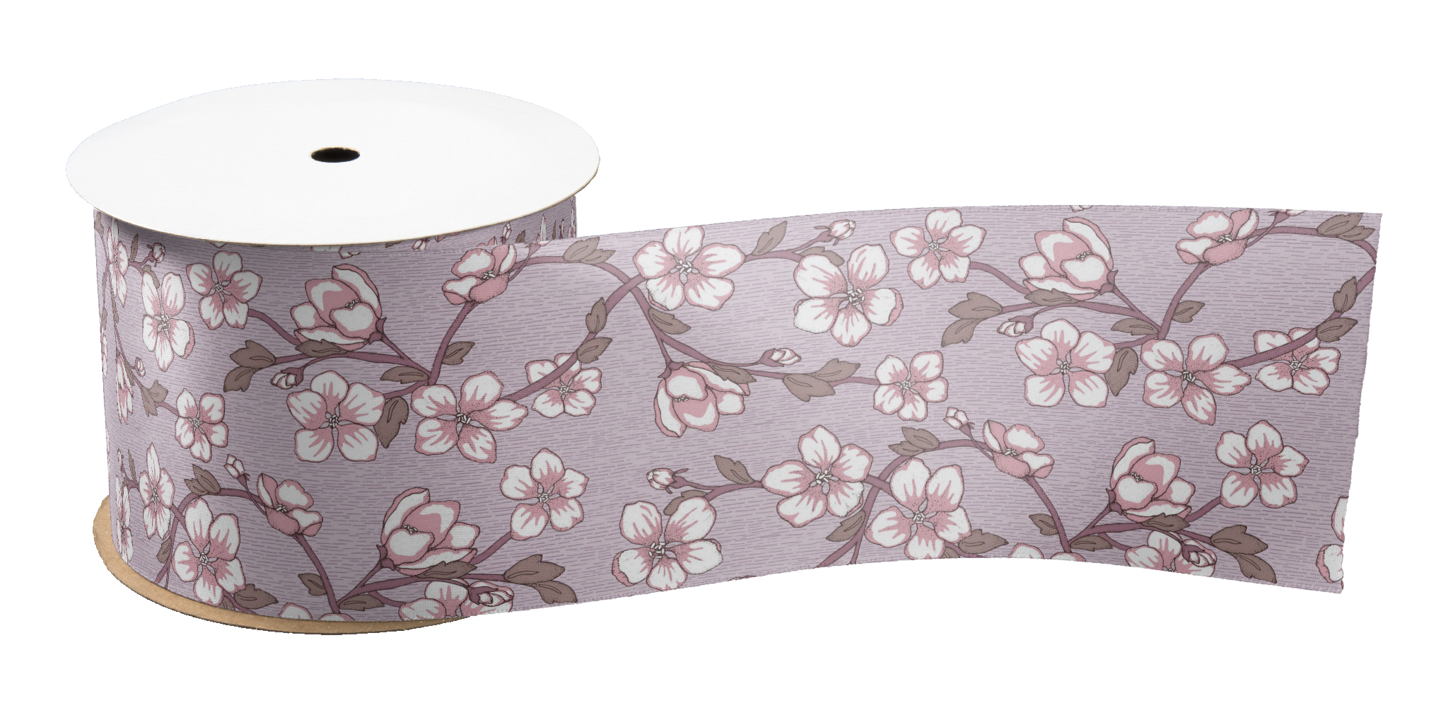 lavender floral ribbon botanical gift wrapping ribbon mother’s day decor