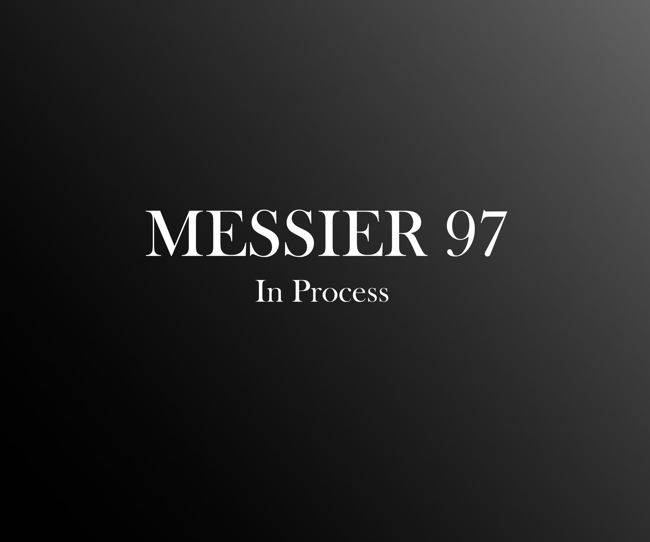 Text on a dark gradient background reading "Messenger 97" and "In Process".