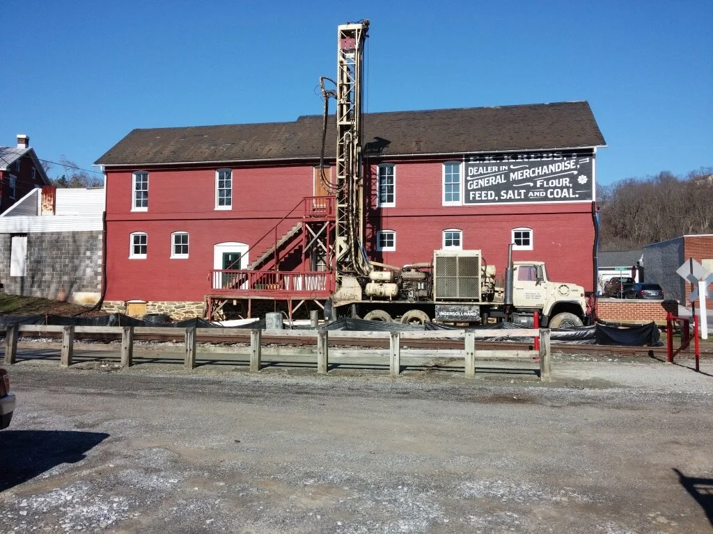 Drilling geothermal wells for heating and cooling