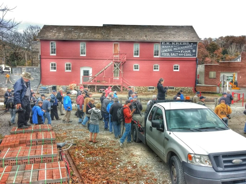 Professional photographer excursion on Northern Central Railway