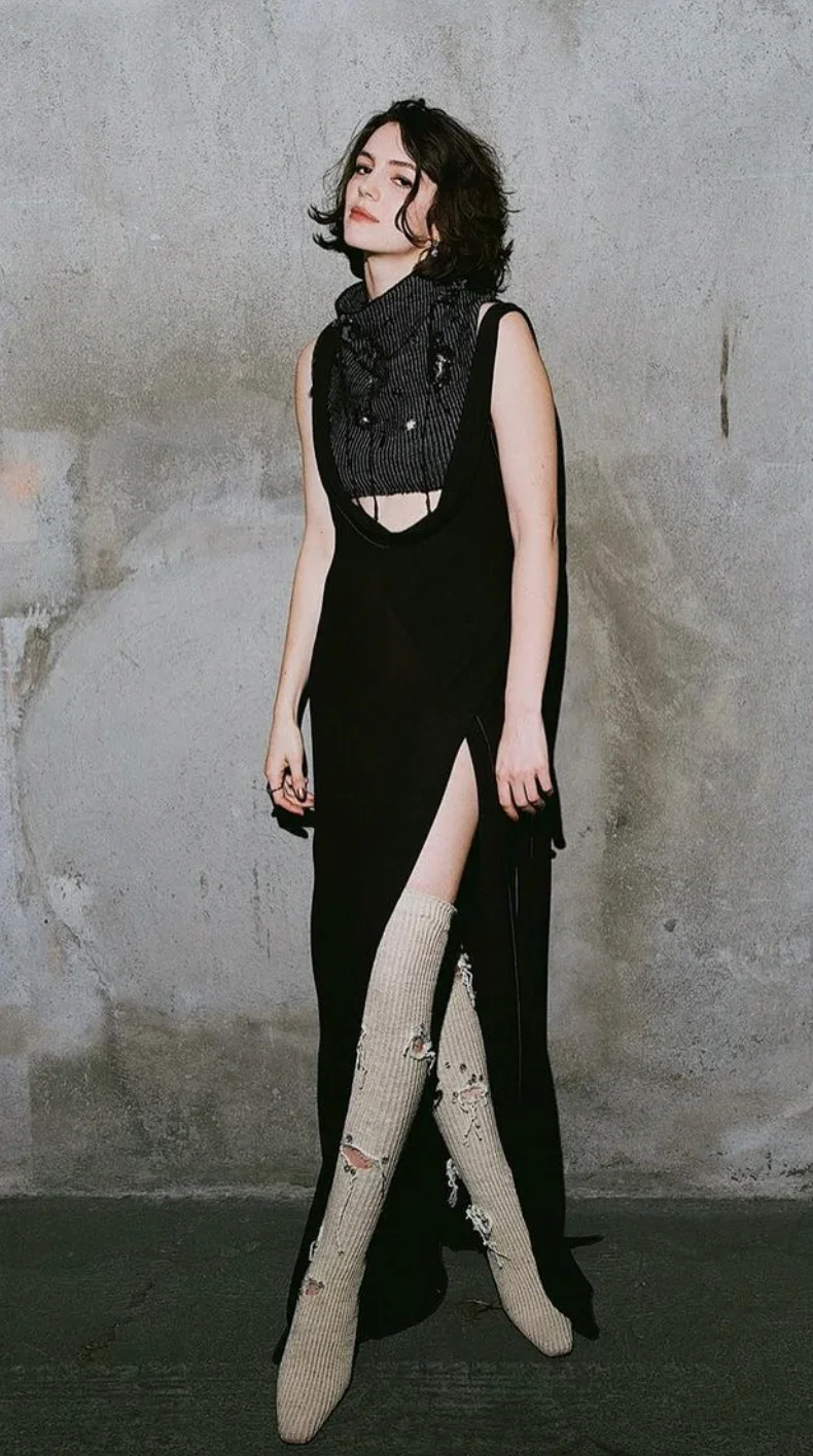 Ella Hunt in Acne Studios for WMag Best Performance Party.
