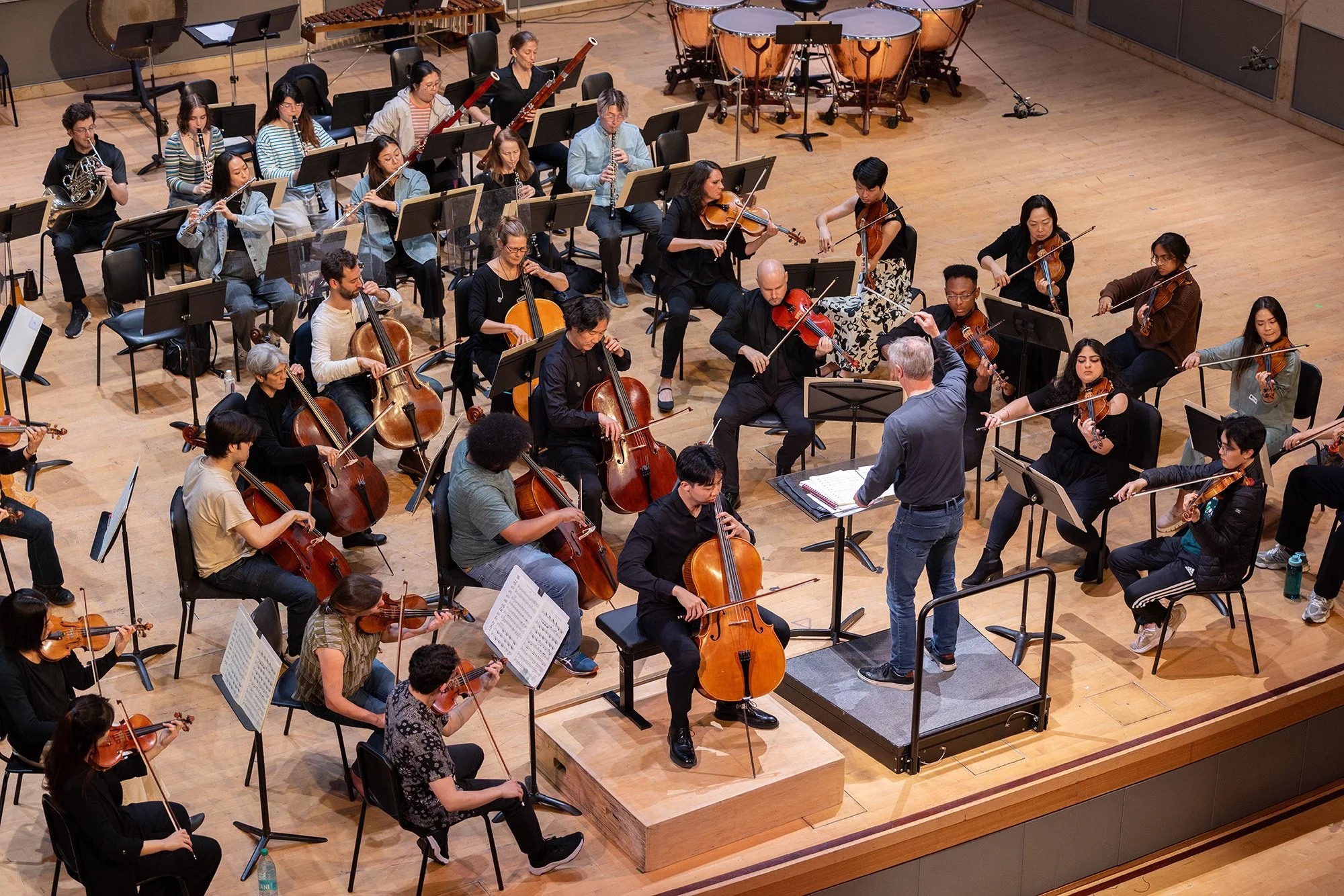 Performing with the SF Ballet Orchestra, Photo by Matthew Washburn