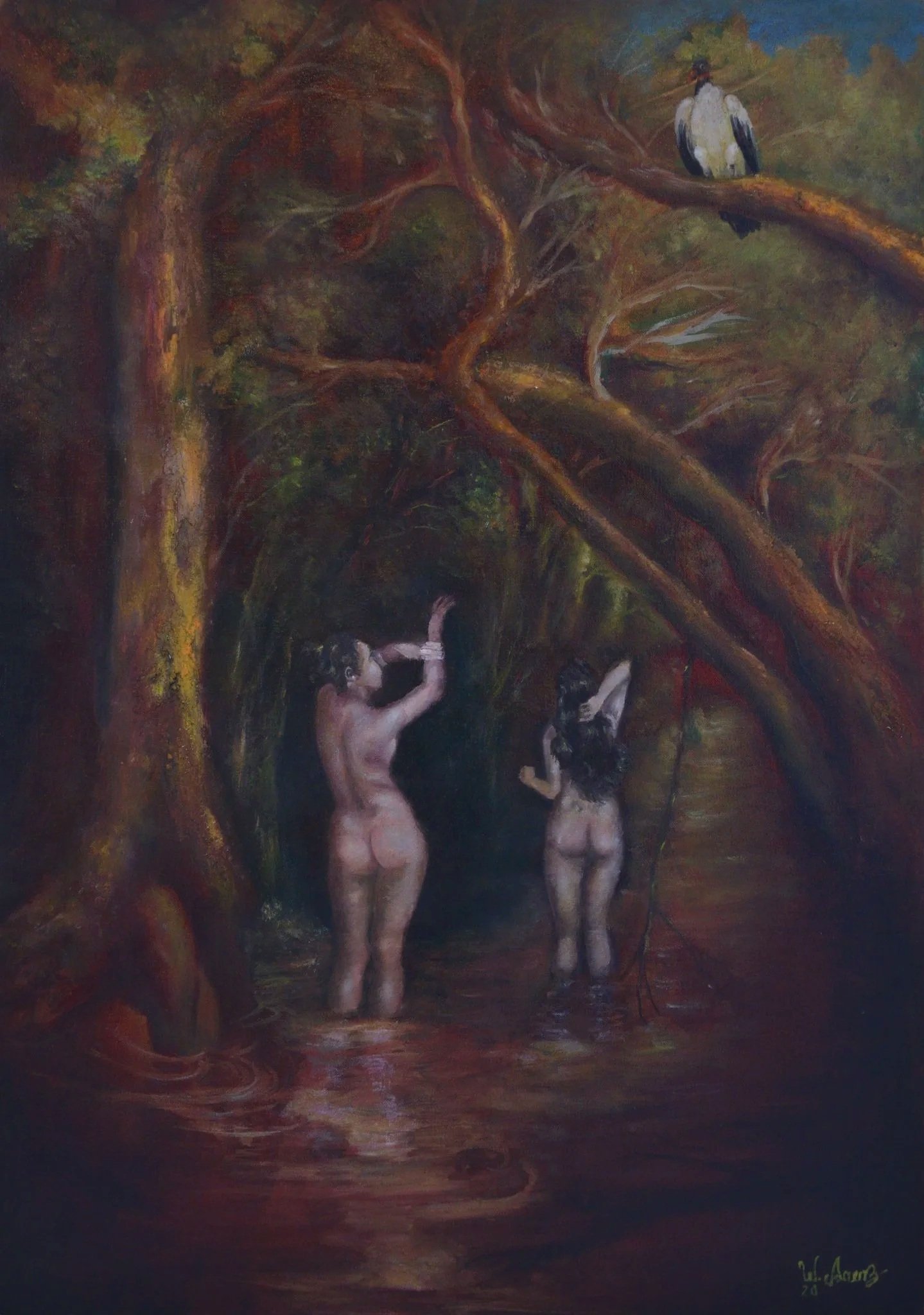 “Primaveral” en óleo sobre lienzo 85 X 60 cm - 2021
