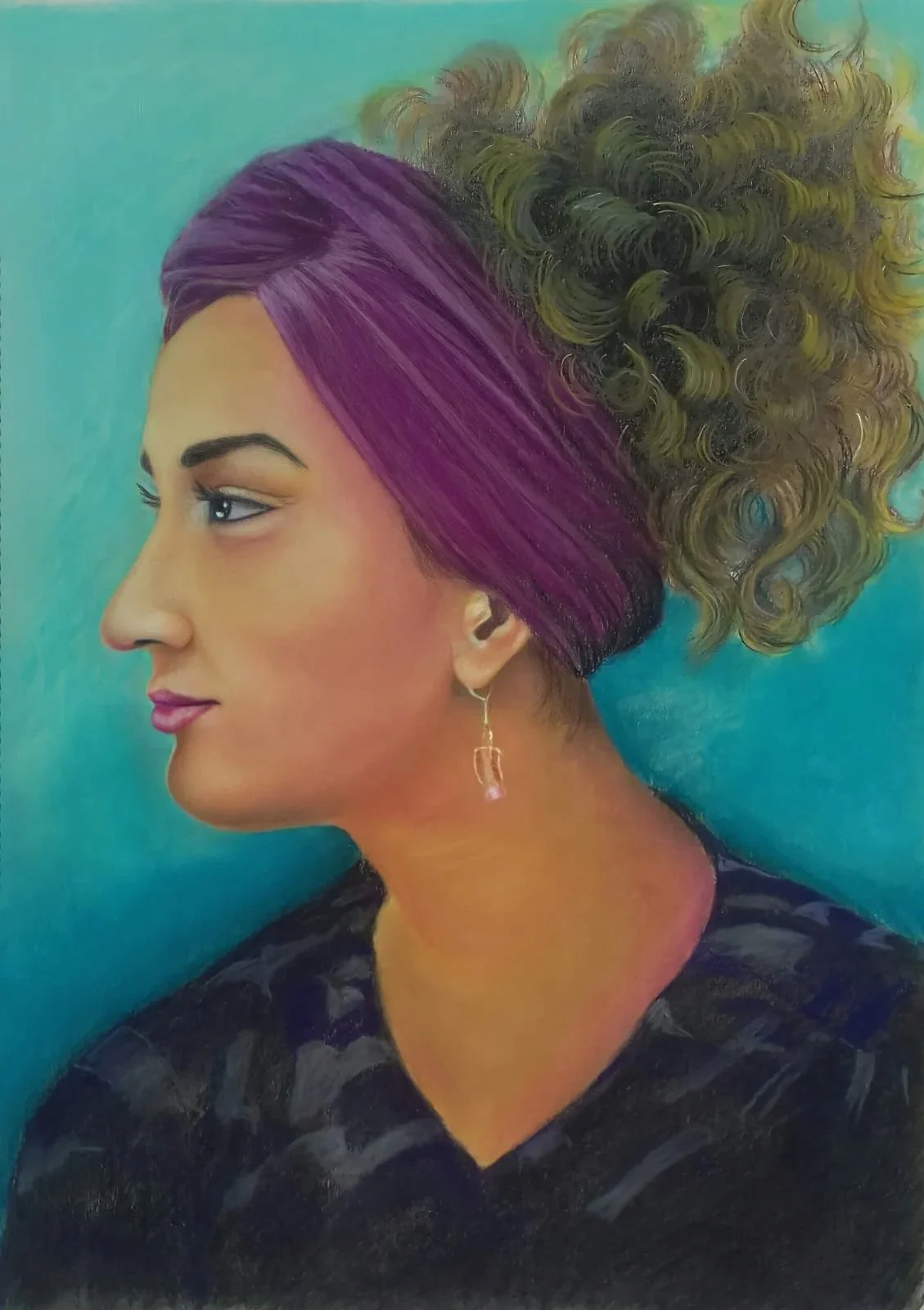 "Marlene" / Pastel, 65 x 50 cm / 2018
