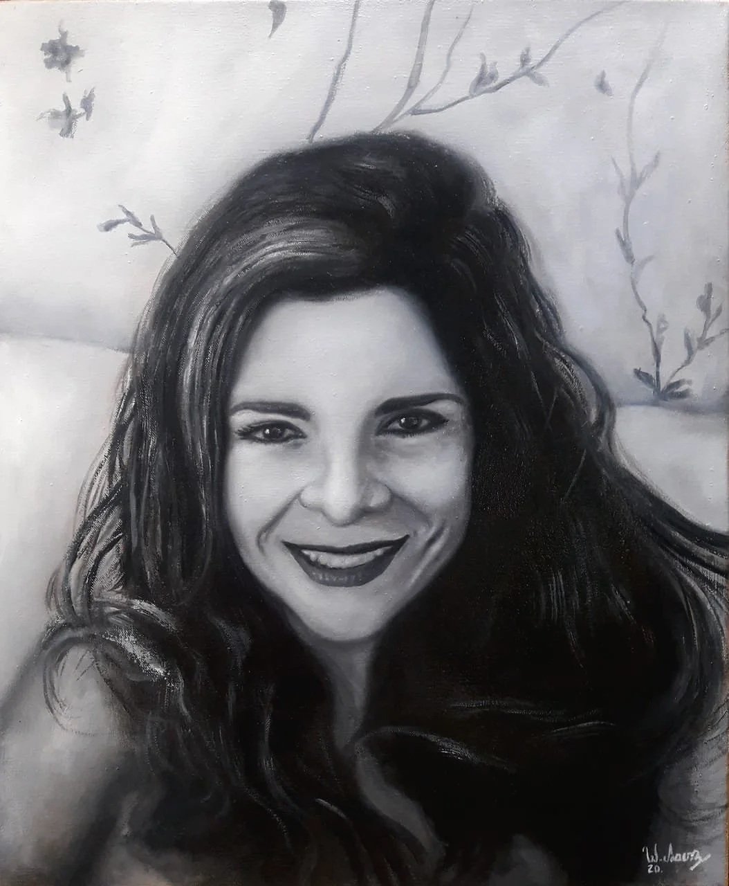 "Indiana", óleo sobre lienzo 24 X 20 In - 2020, Colección privada Miami